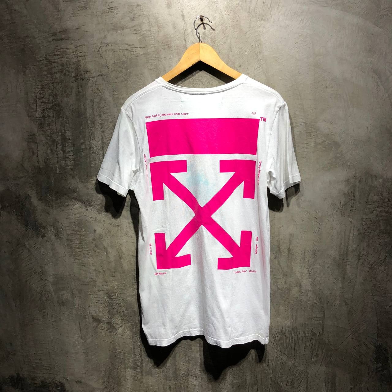 Off-White Off-White Bart Simpson “Don’t Have a Cow Man” Embroiderd tee Size US S / EU 44-46 / 1 - 4 Thumbnail