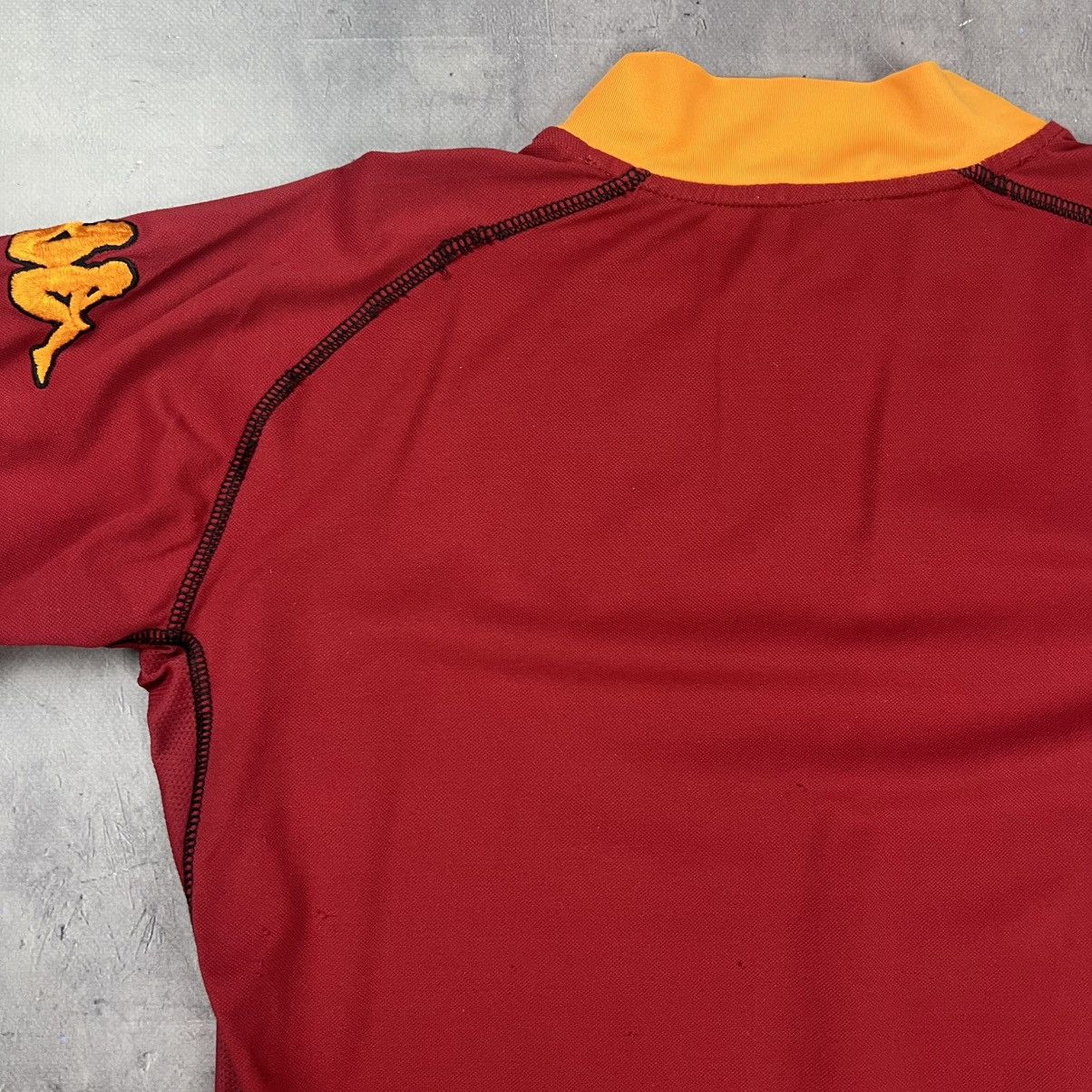 Kappa Rare! AS Roma Kappa Soccer Jersey Shirt Vintage 00s Size US L / EU 52-54 / 3 - 14 Thumbnail