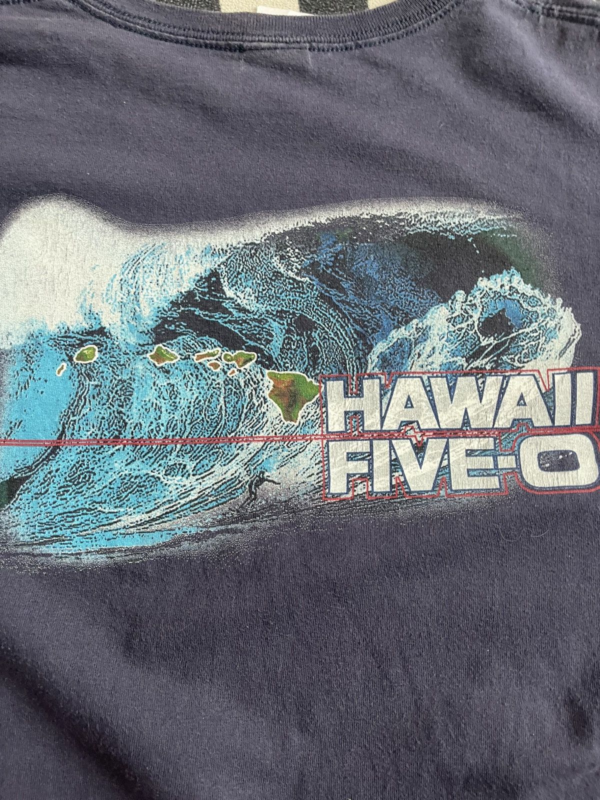 Other VINTAGE Y2K ANVIL HAWAII FIVE-O SURFING T-SHIRT Size US XXL / EU 58 / 5 - 4 Thumbnail
