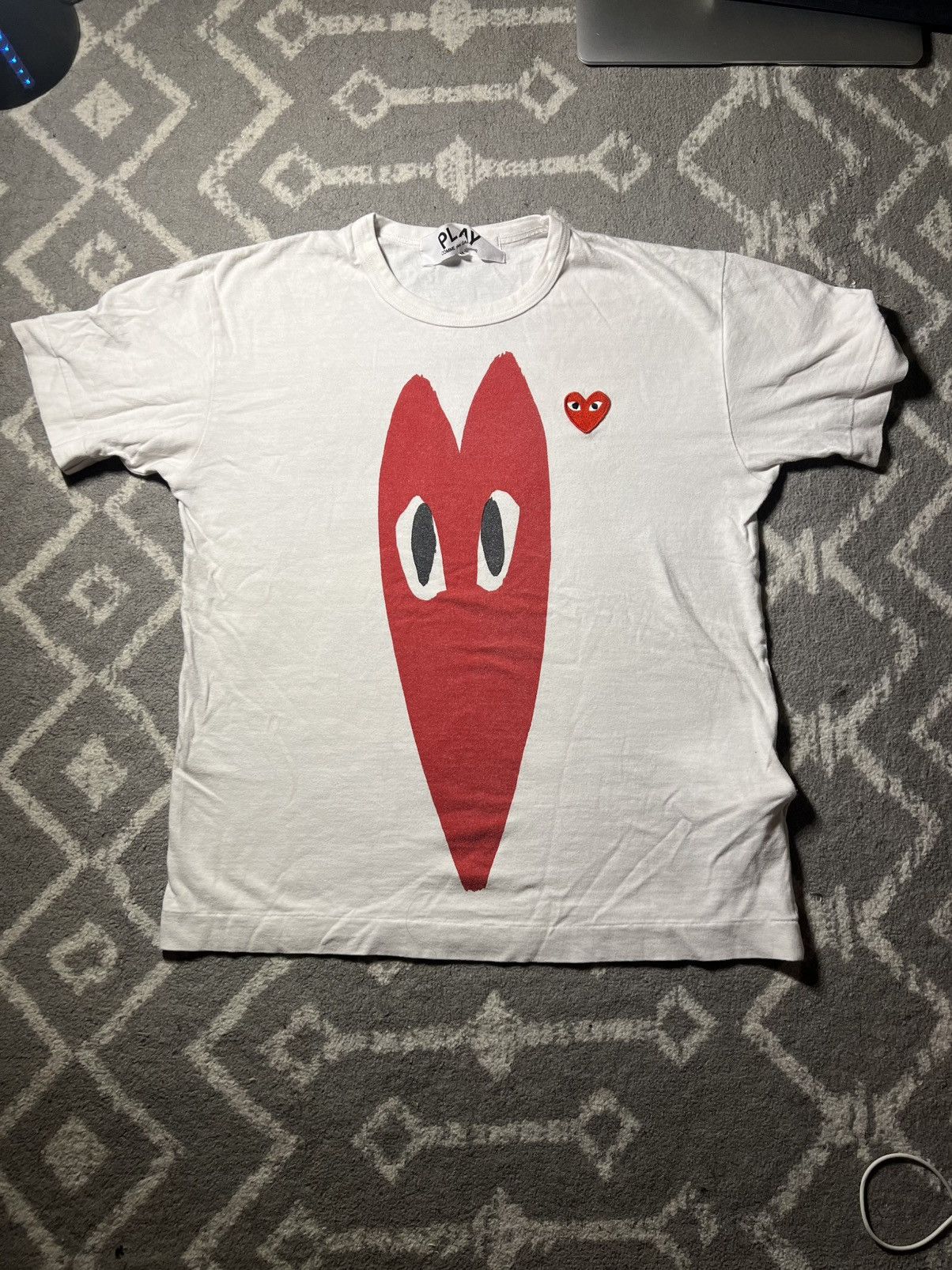 Comme Des Garcons Red Play Tee