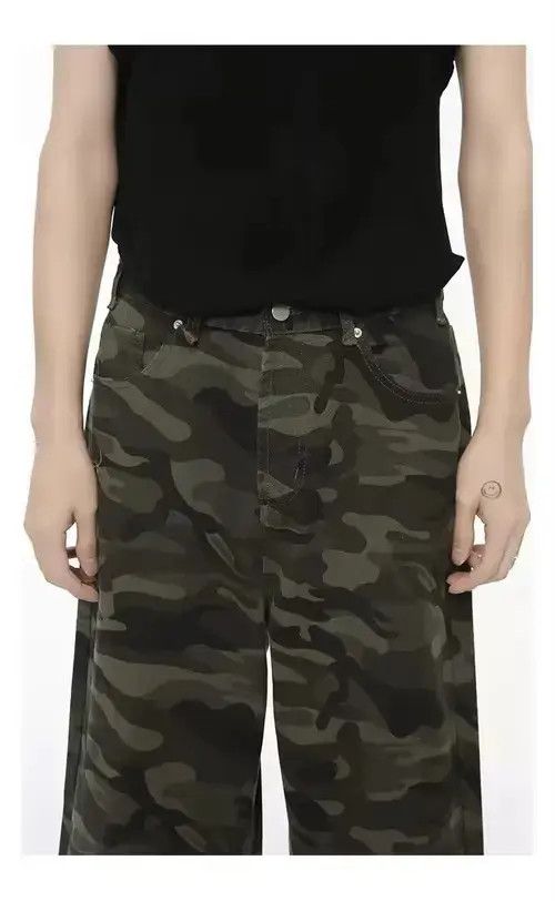 Jean Camo Green Pant Size US 28 / EU 44 - 5 Thumbnail