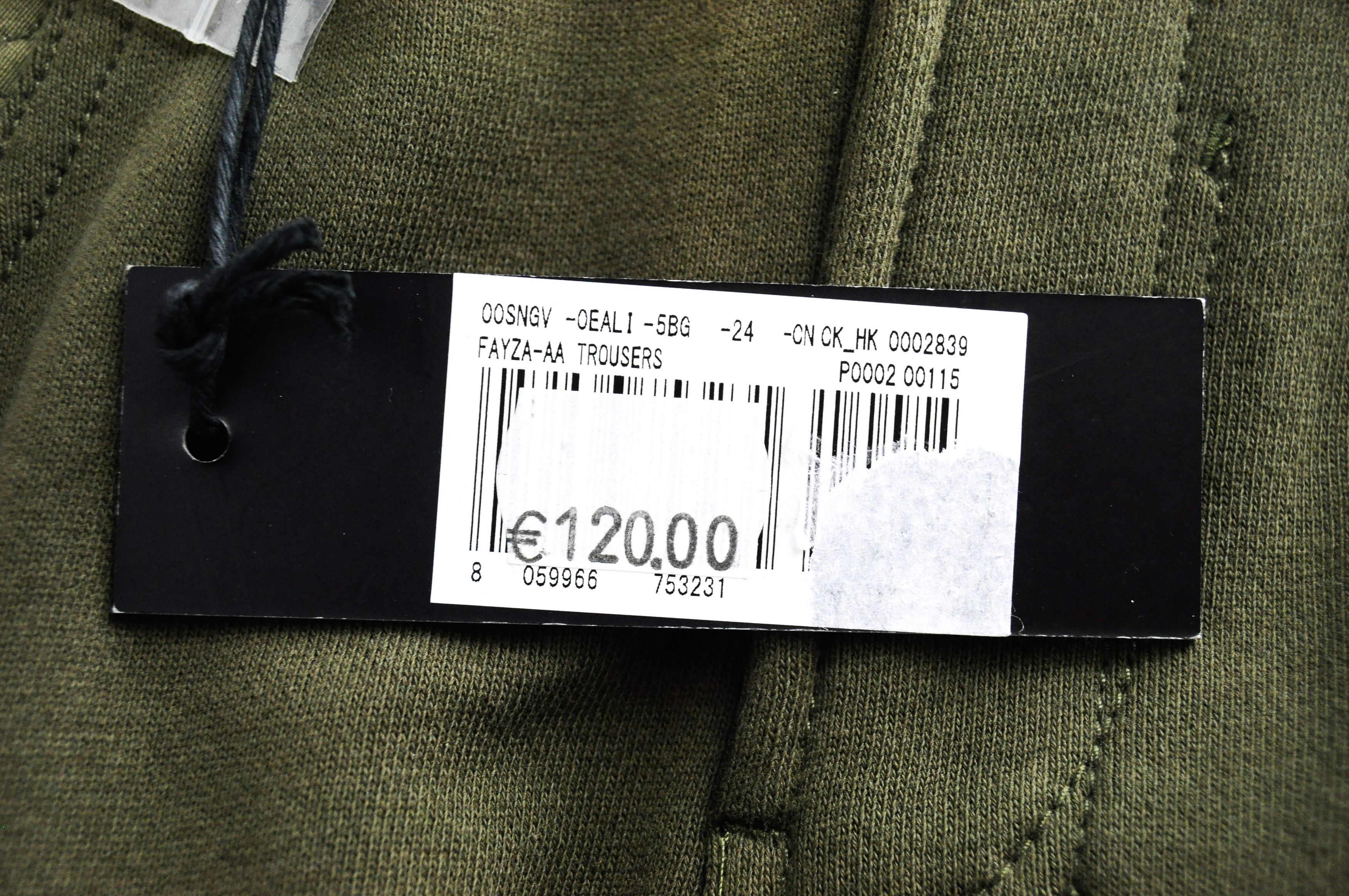 Diesel FAYZA-AA 0EALI 24 Olive Green Boyfriend Jogger 54985 Size 24" / US 00 / IT 34 - 7 Thumbnail
