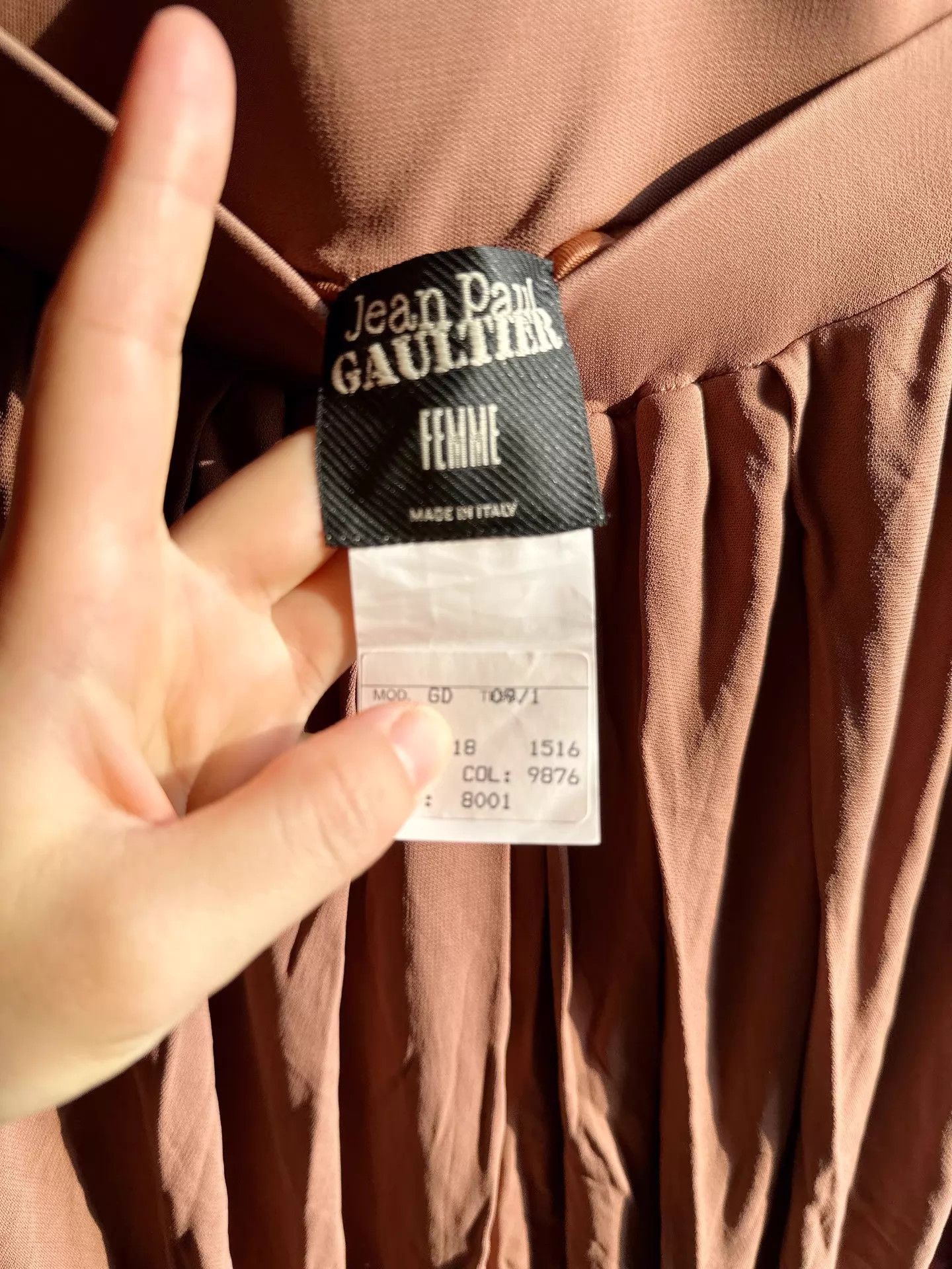 Jean Paul Gaultier JPG Women's Elastic Waist Skirt New French 36 Size 25" / US 0 / IT 36 - 8 Thumbnail