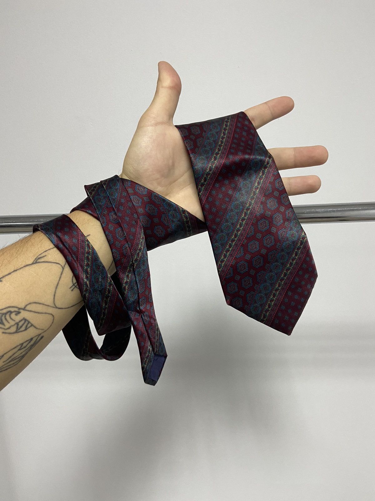 Christian Dior Monsieur × Vintage Christian Dior Monsieur Tie Vintage Luxury Logo Silk Size ONE SIZE - 4 Thumbnail