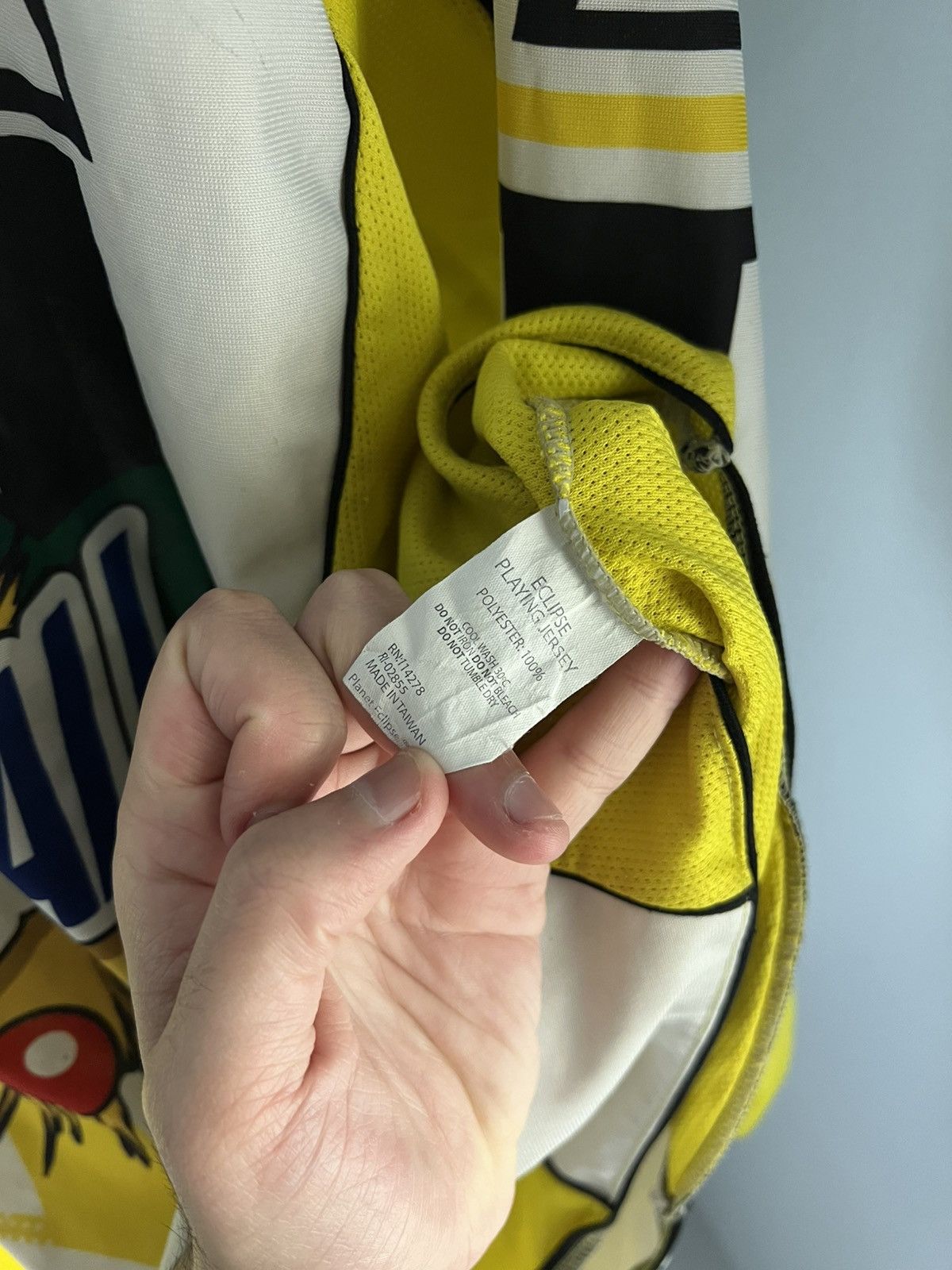 NASCAR VINTAGE ECLIPSE PLAYING MOTORCYCLE JERSEY RACING RETRO 90s Size US L / EU 52-54 / 3 - 20 Thumbnail