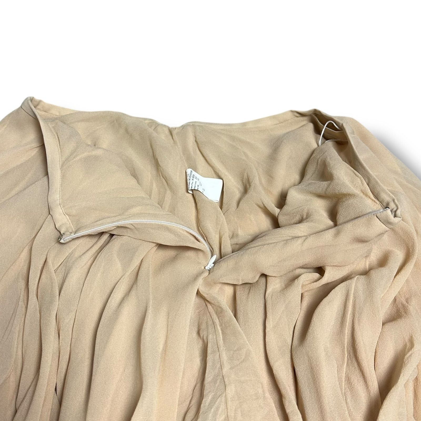 Michael Kors NWT $4995 Michael Kors Collection Silk Nude Skirt SS 07 Size 34" / US 12 / IT 48 - 5 Thumbnail