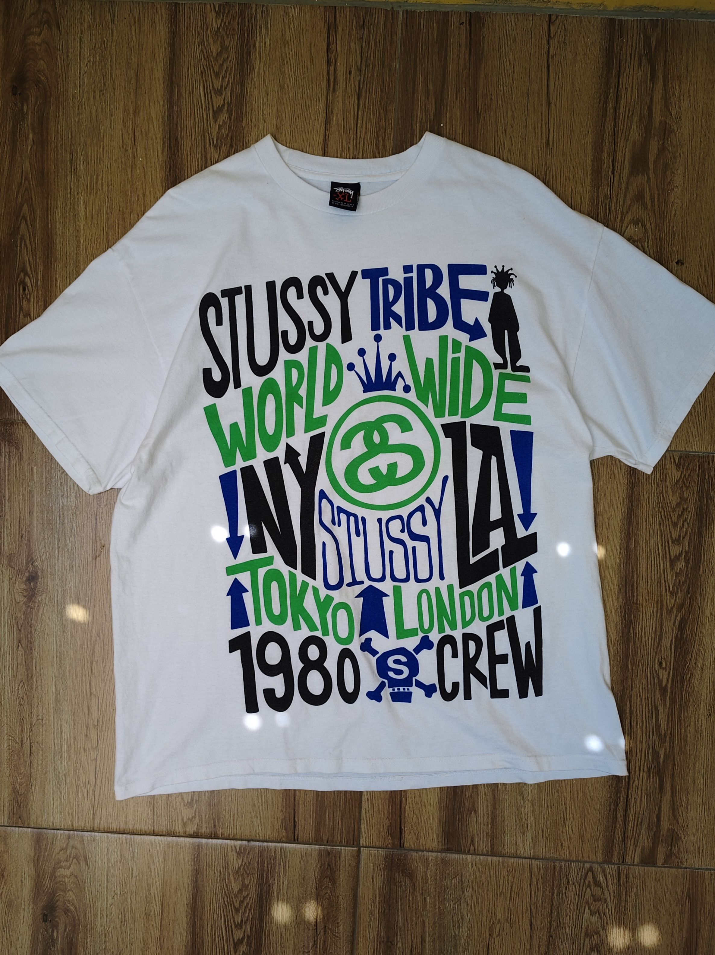 Stussy Stussy Tribe World Wide Size US XL / EU 56 / 4 - 1 Thumbnail