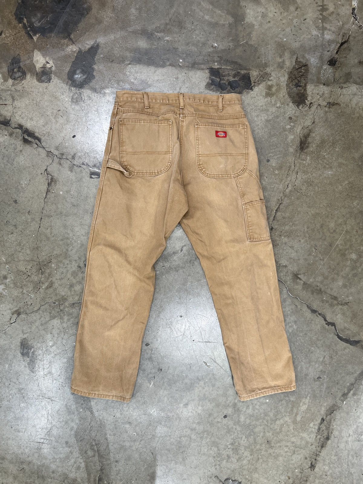 Dickies Vintage Dickies Carpenter Work Pants Khaki 34x30 Size US 34 / EU 50 - 2 Thumbnail