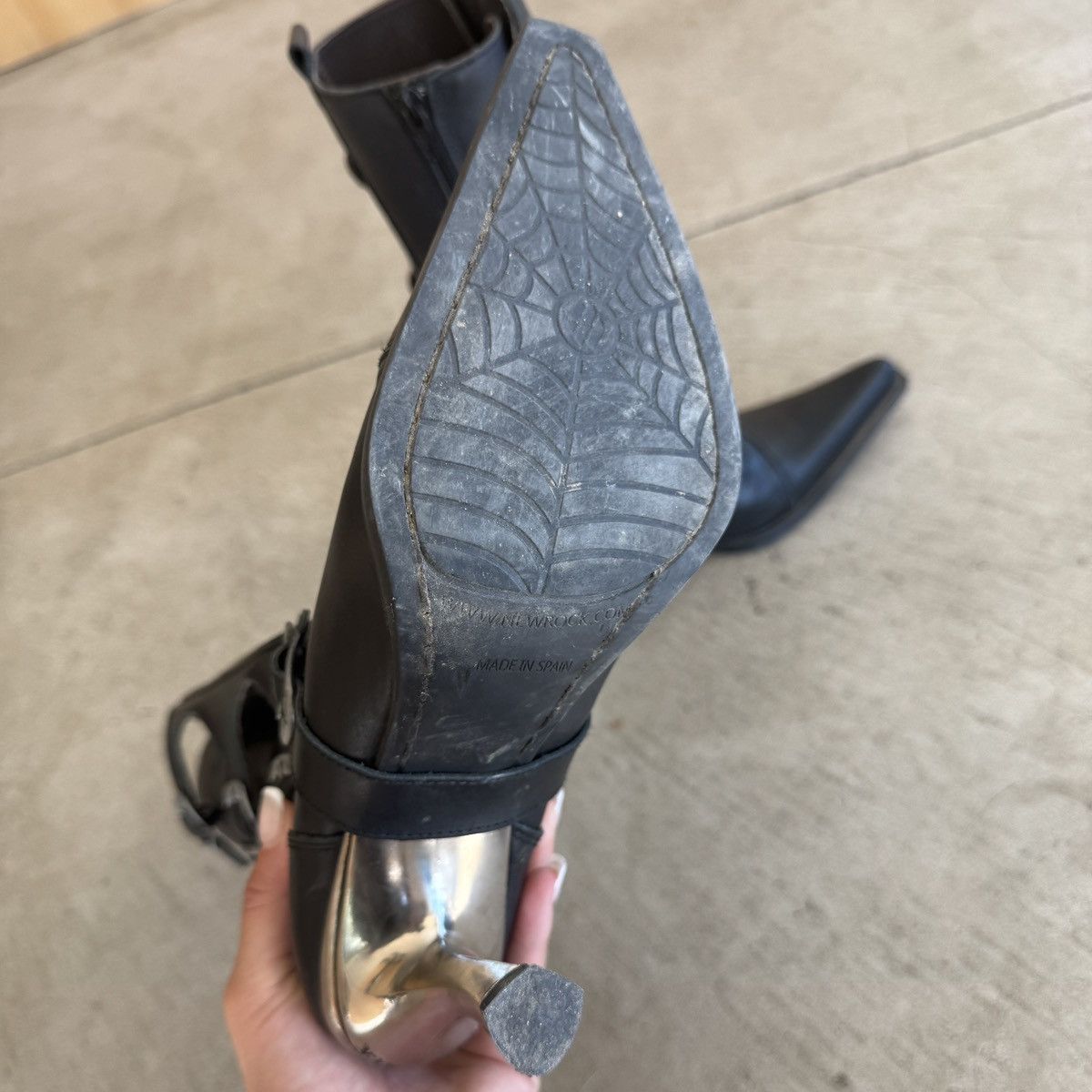 New Rock × Vetements Vetements x New Rock Leather Biker Boot Size US 8 / IT 38 - 6 Thumbnail