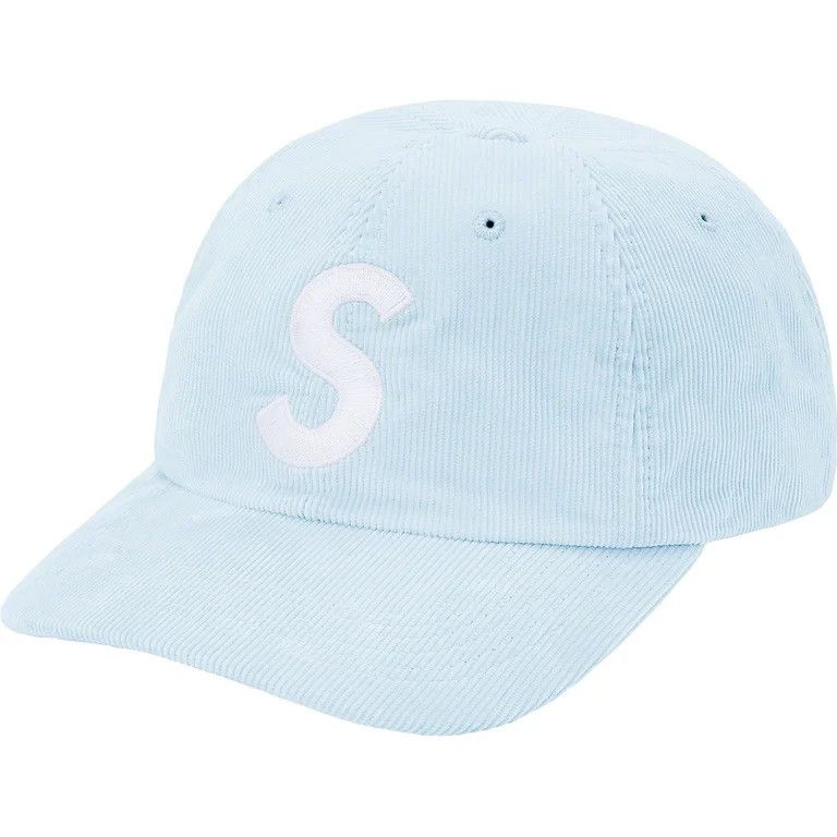 Supreme Supreme Fine Wale Corduroy S Logo 6-Panel 'Light Blue' Size ONE SIZE - 1 Thumbnail