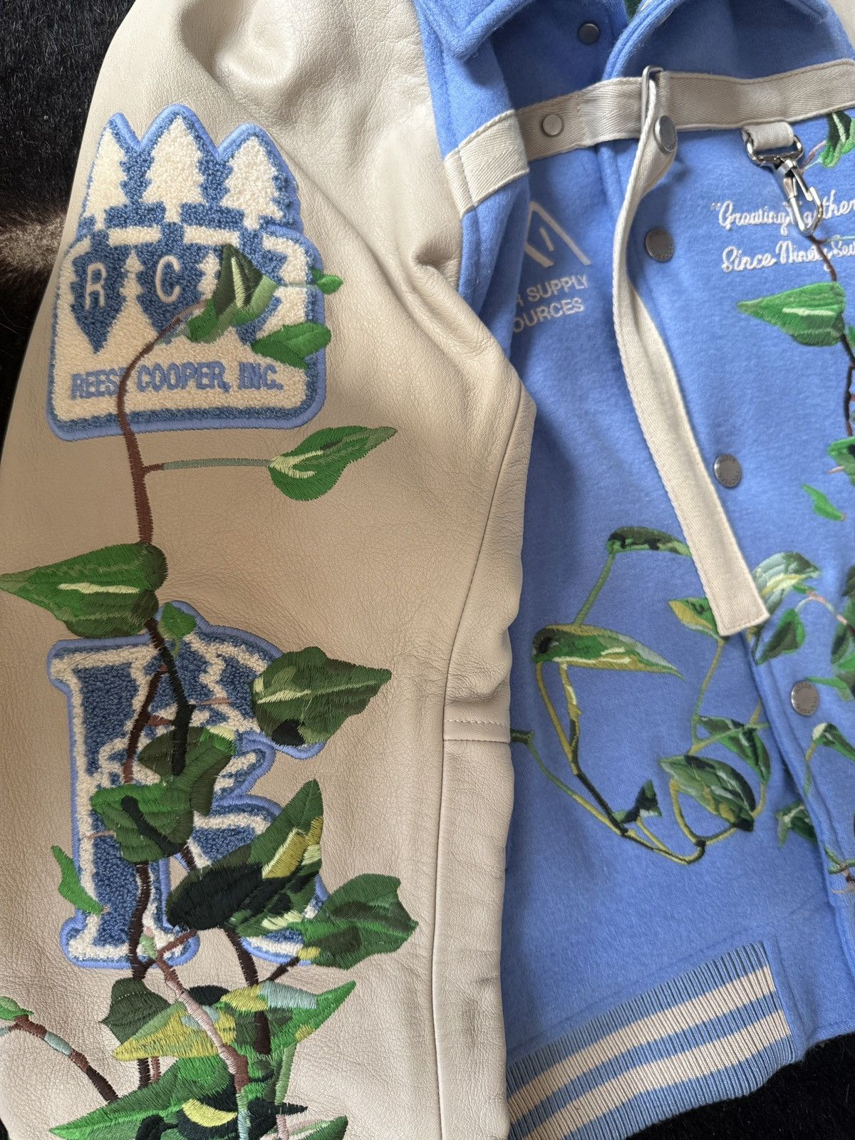 Reese Cooper Reese Cooper Embroidered Vibes Varsity Jacket Size US S / EU 44-46 / 1 - 6 Thumbnail