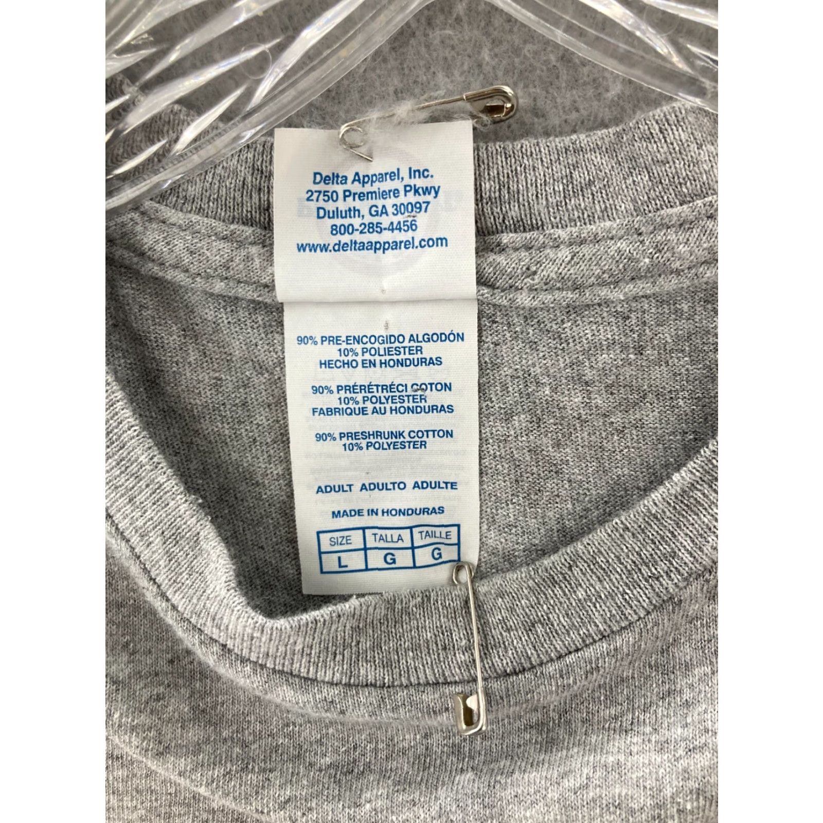 Delta MTV Graphic Shirt Mens Large Gray Crew Neck Short Sleeve Cotton Blend Music Size US L / EU 52-54 / 3 - 5 Thumbnail