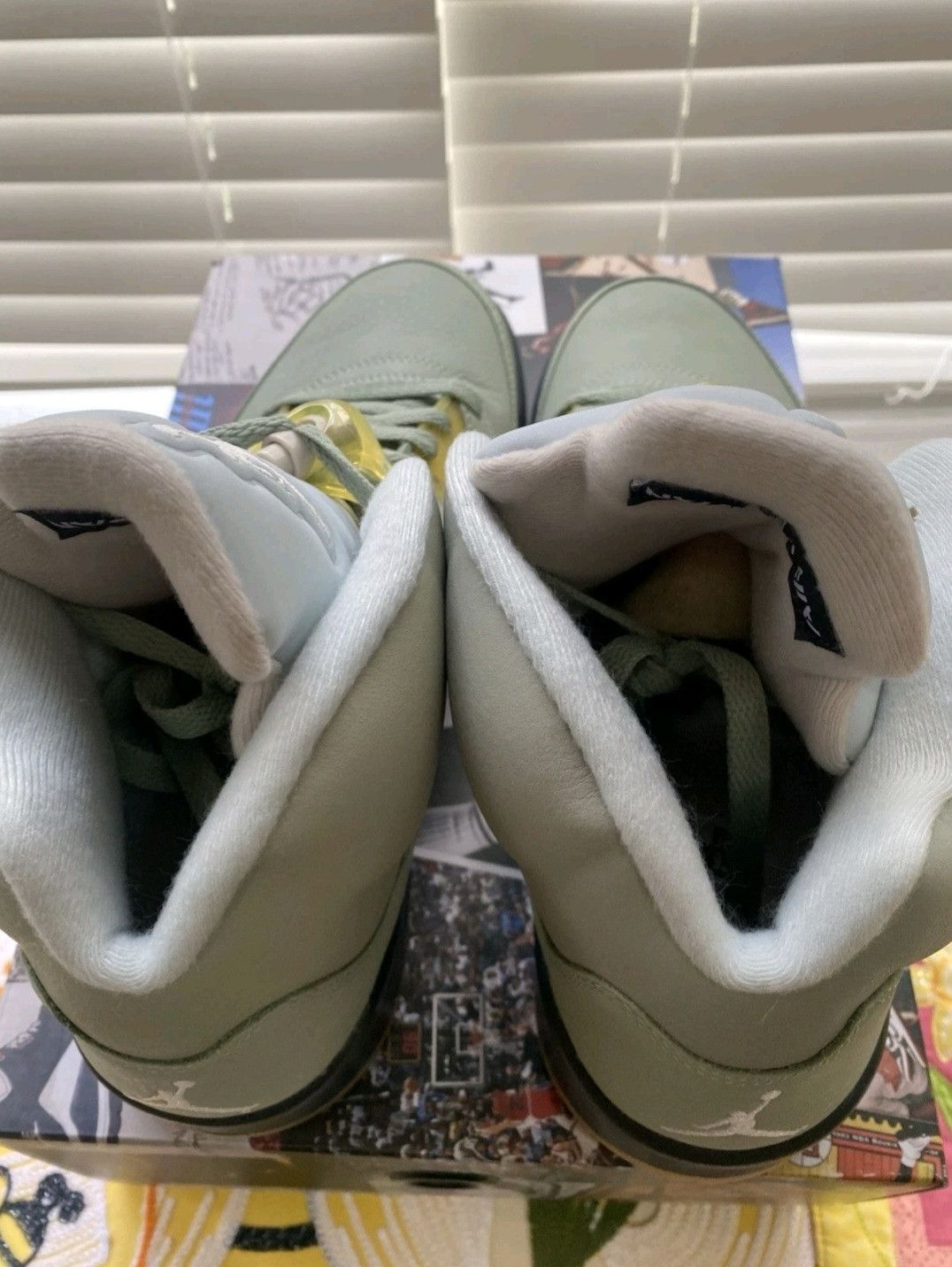 Jordan Brand Nike Air Jordan Retro 5 Jade Horizon DC7501300 Size 9.5 DS Size US 9.5 / EU 42-43 - 6 Thumbnail