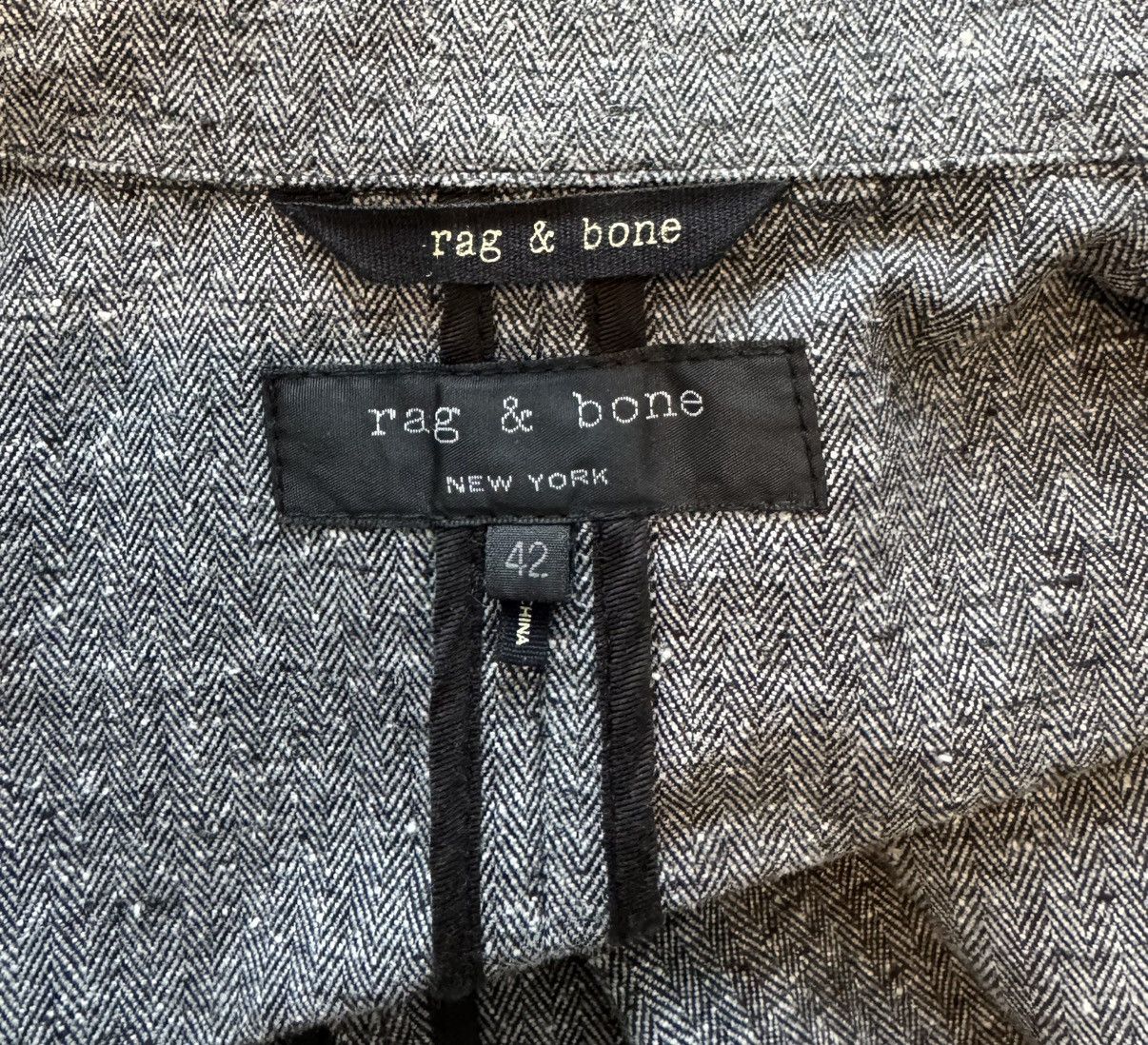 Rag & Bone Rag & Bone Charcoal Blazer Size 42R - 5 Thumbnail