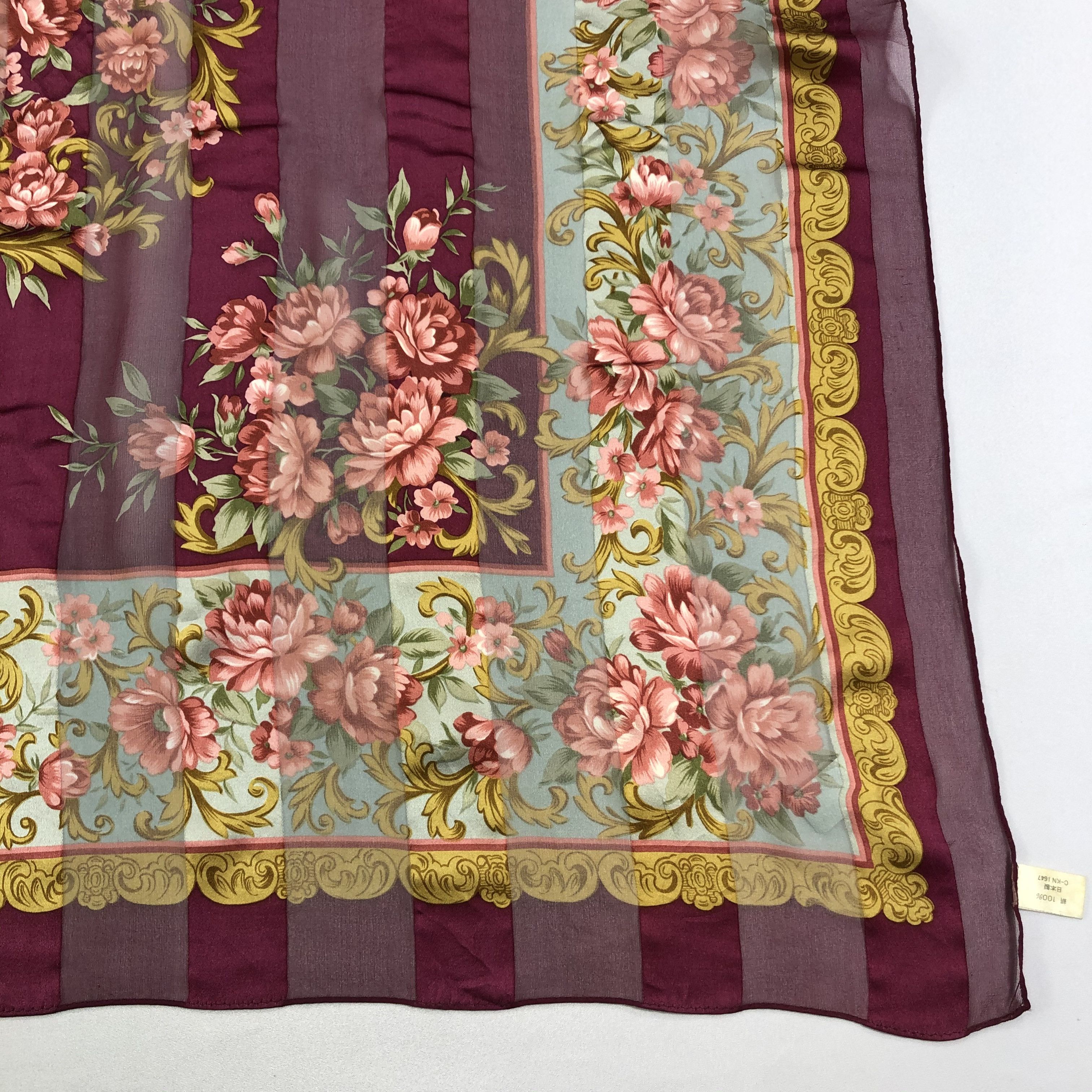 Vintage Vintage Silk Scarf Size ONE SIZE - 3 Thumbnail