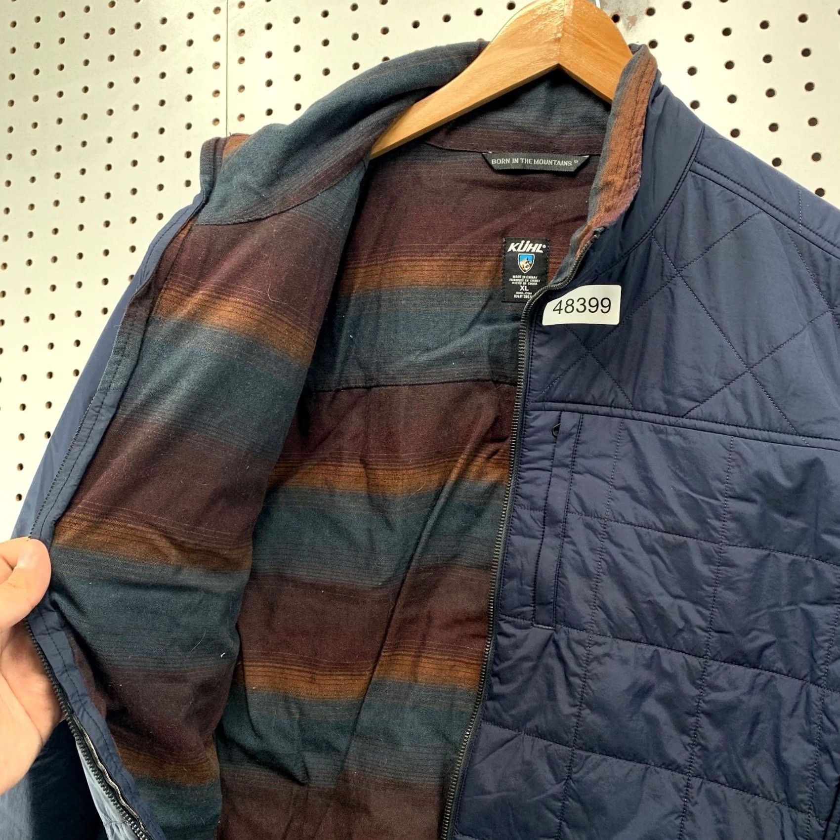 Vintage Kuhl Rebel Quilted Jacket Mens XL Blue Insulated Lined Outdoor Casual Size US XL / EU 56 / 4 - 2 Thumbnail