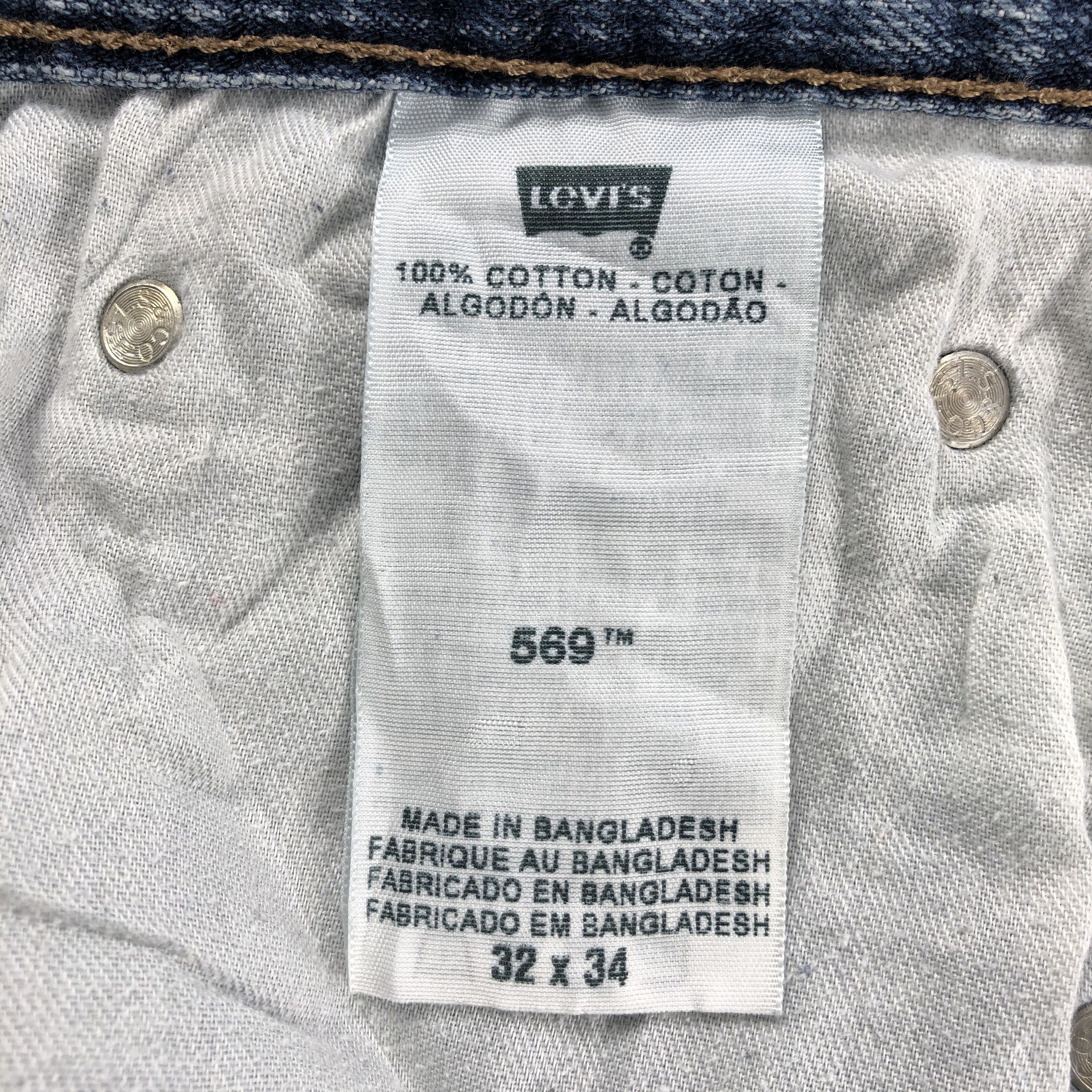 Levi's Vintage Levis 569 Painter Jeans-JM1387 Size US 34 / EU 50 - 9 Thumbnail