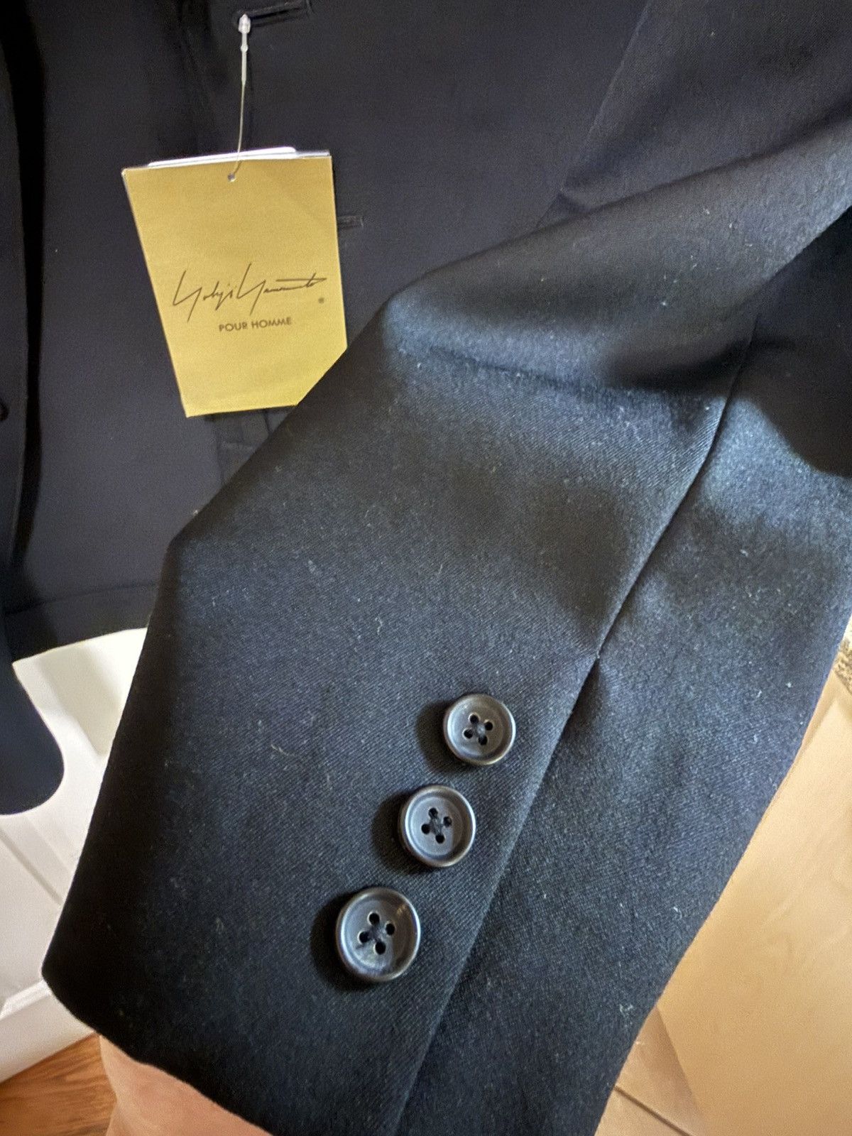Yohji Yamamoto YOHJI YAMAMOTO POUR HOMME Blazer Jacket Size 2 Size 38R - 3 Thumbnail