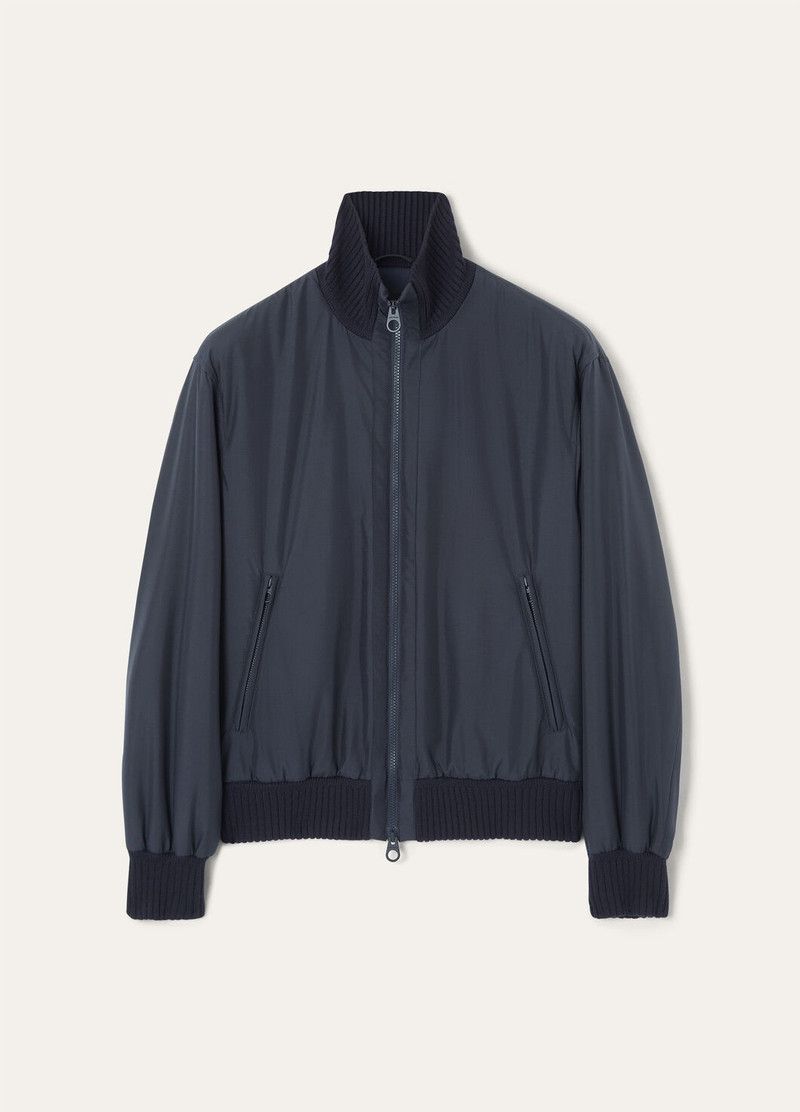 o1w1db10226 FAP1055 Denzel Bomber Jacket in Blue