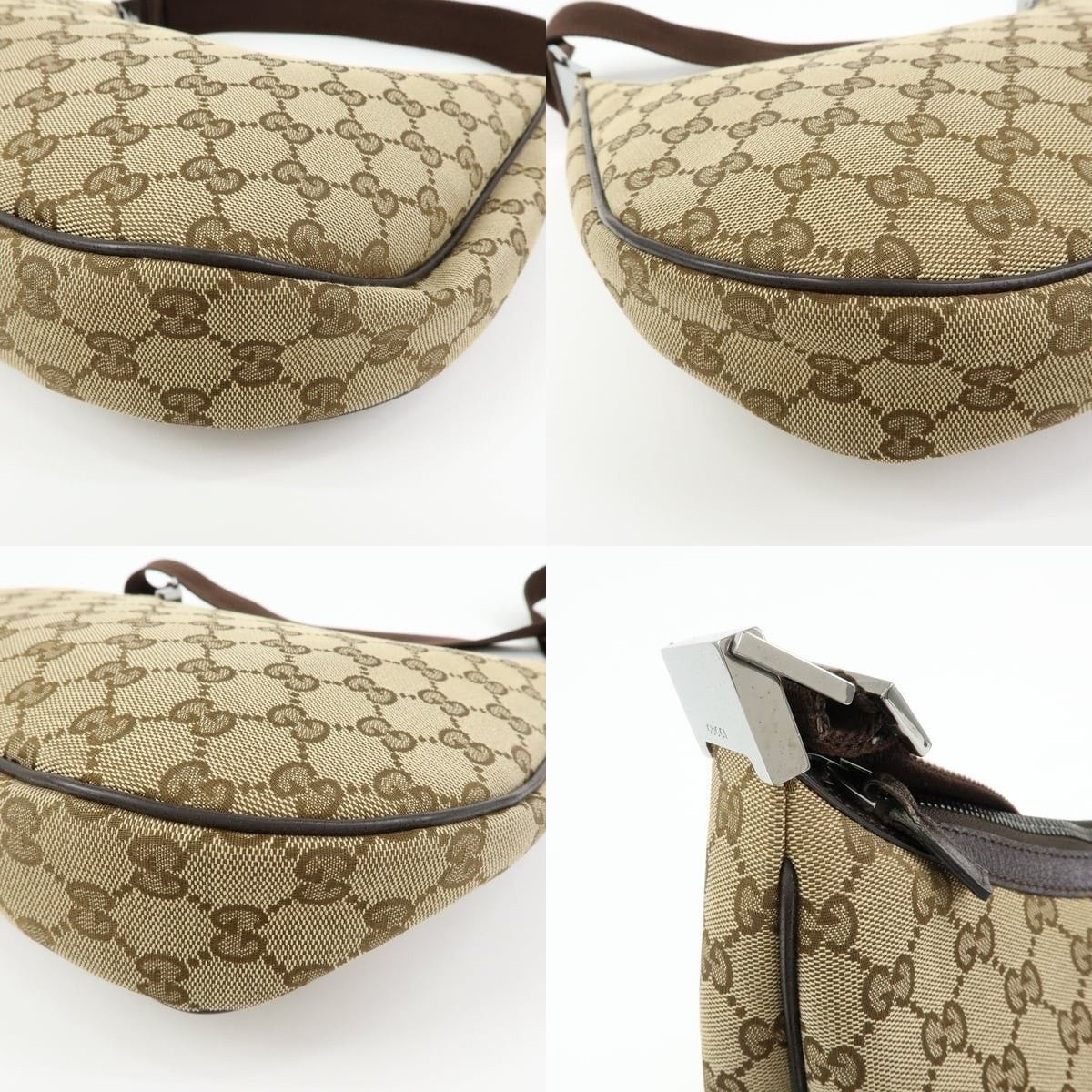 Gucci Gucci GG Canvas Shoulder Bag Beige Size ONE SIZE - 5 Thumbnail