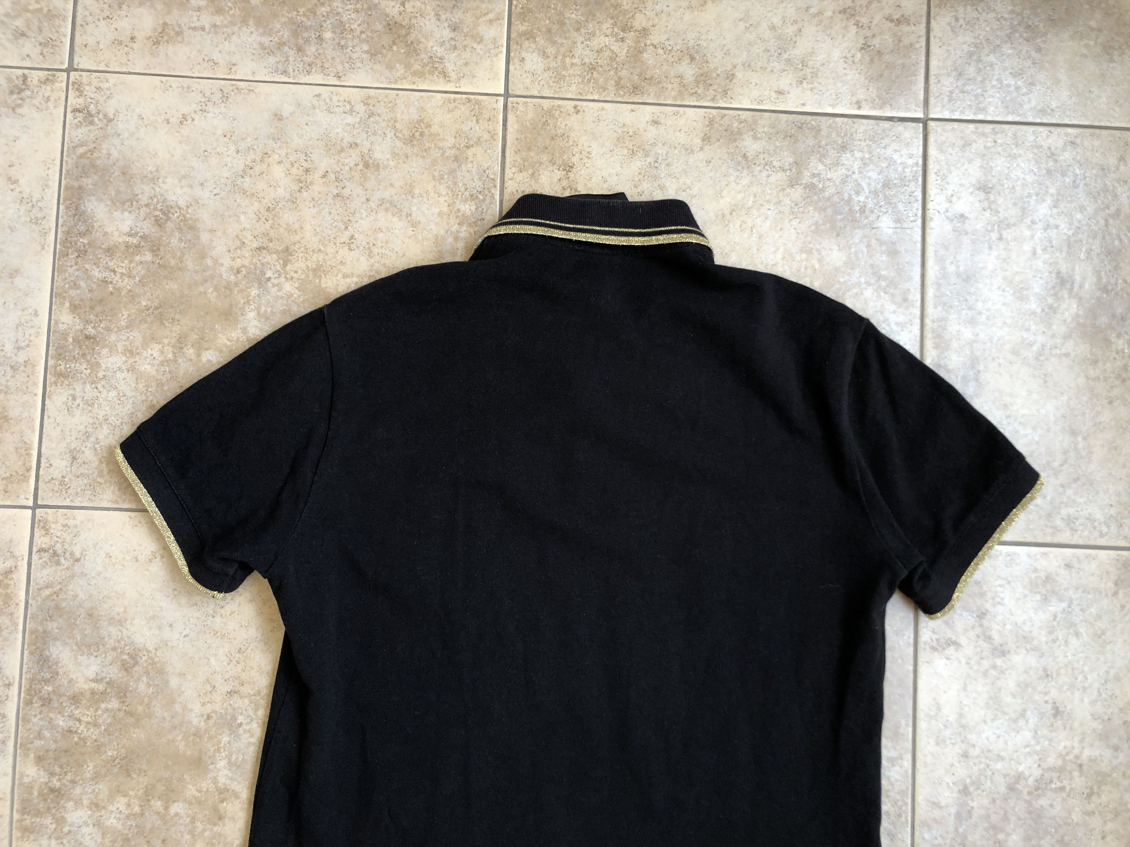 Versace Jeans Couture Versace Jeans Couture Black Polo T-Shirt Cotton Size US S / EU 44-46 / 1 - 20 Thumbnail
