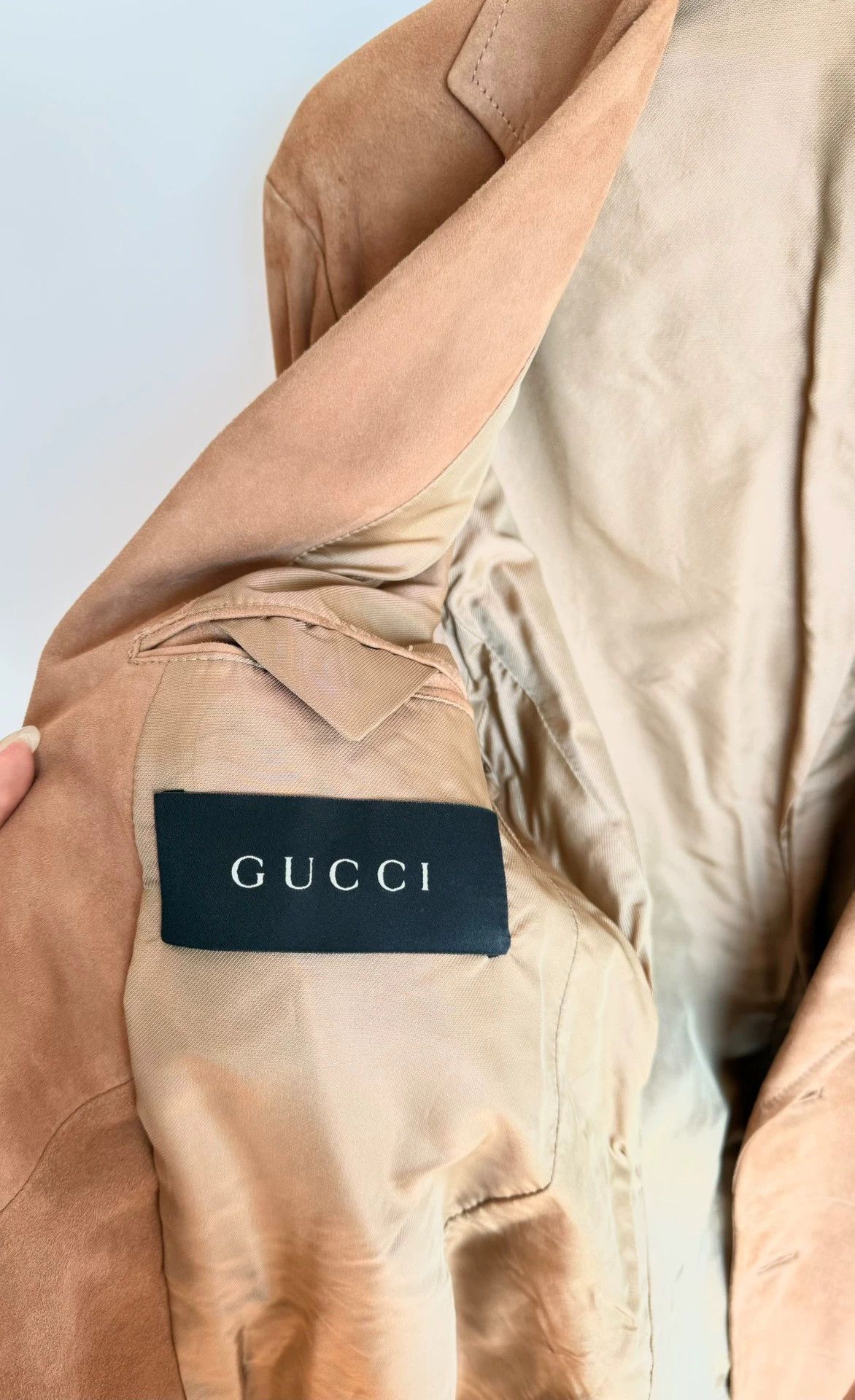 Gucci Gucci Suede Blazer Jacket - Size 48 Size US M / EU 48-50 / 2 - 5 Thumbnail