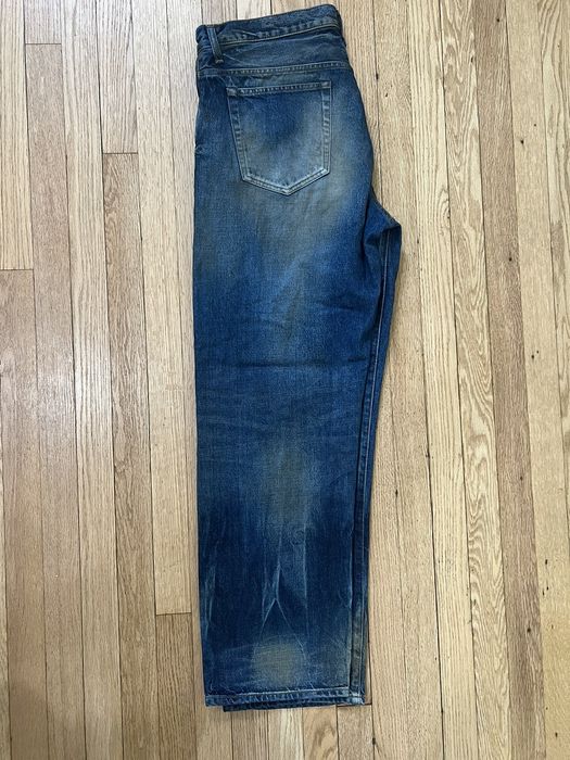 Supreme Distressed Loose Fit Selvedge Jean | Grailed