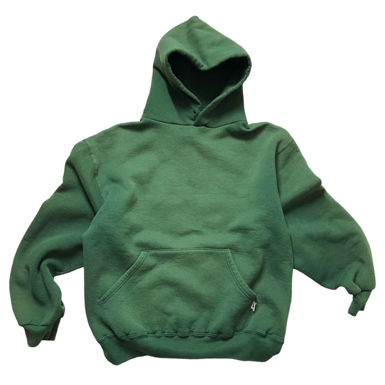 Russell Athletic USA made vintage green hoodie sweatshirt