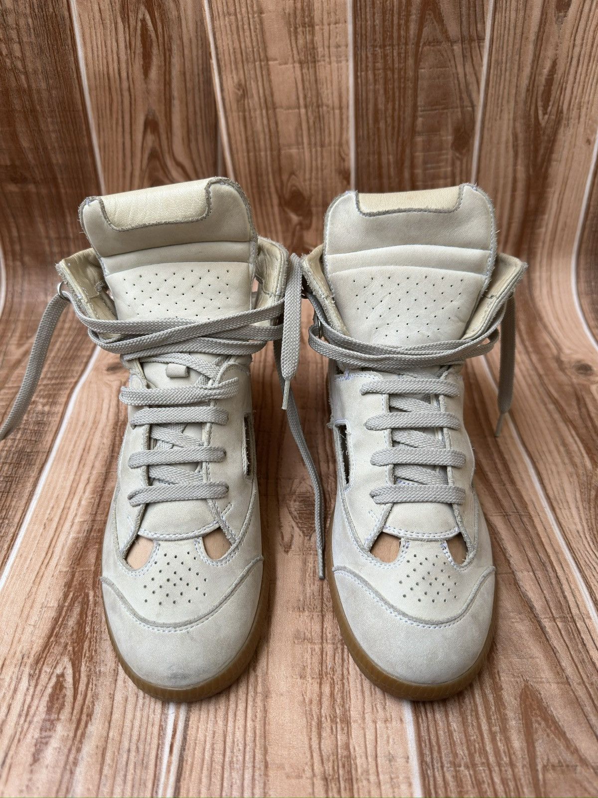 Maison Margiela Maison Margiela Archive GAT Replica Suede High tops Size US 6 / EU 39 - 3 Thumbnail
