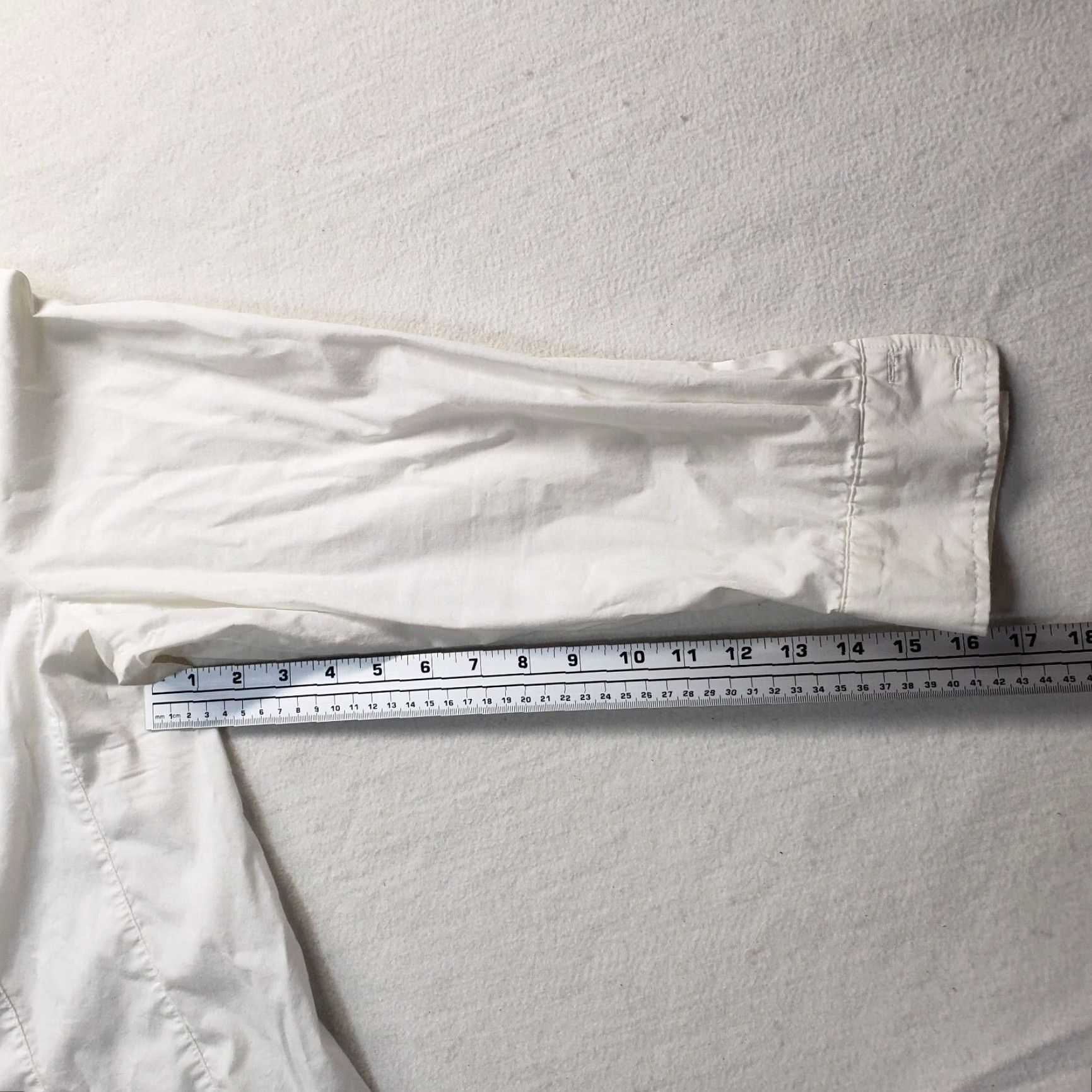 Vintage Dialogue Shirt Solid White Button-Up Women's Plus Size 2X Vintage 1 Size XXL / US 16-18 / IT 52-54 - 5 Thumbnail