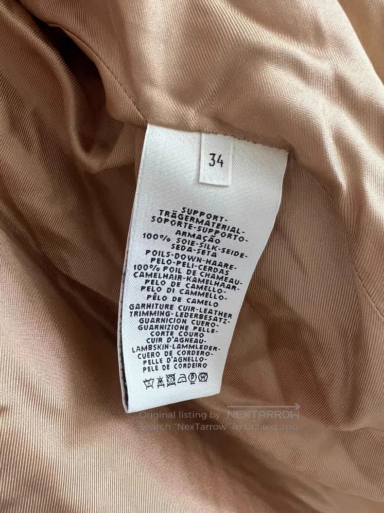 Hermes Hermes Camel Alpaca Wool Coat Size XXS / US 00 / IT 34 - 5 Thumbnail