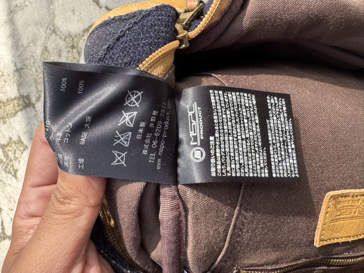 Harris Tweed × Japanese Brand × MasterPiece Masterpiece Japanese Brand backpack Size ONE SIZE - 11 Thumbnail