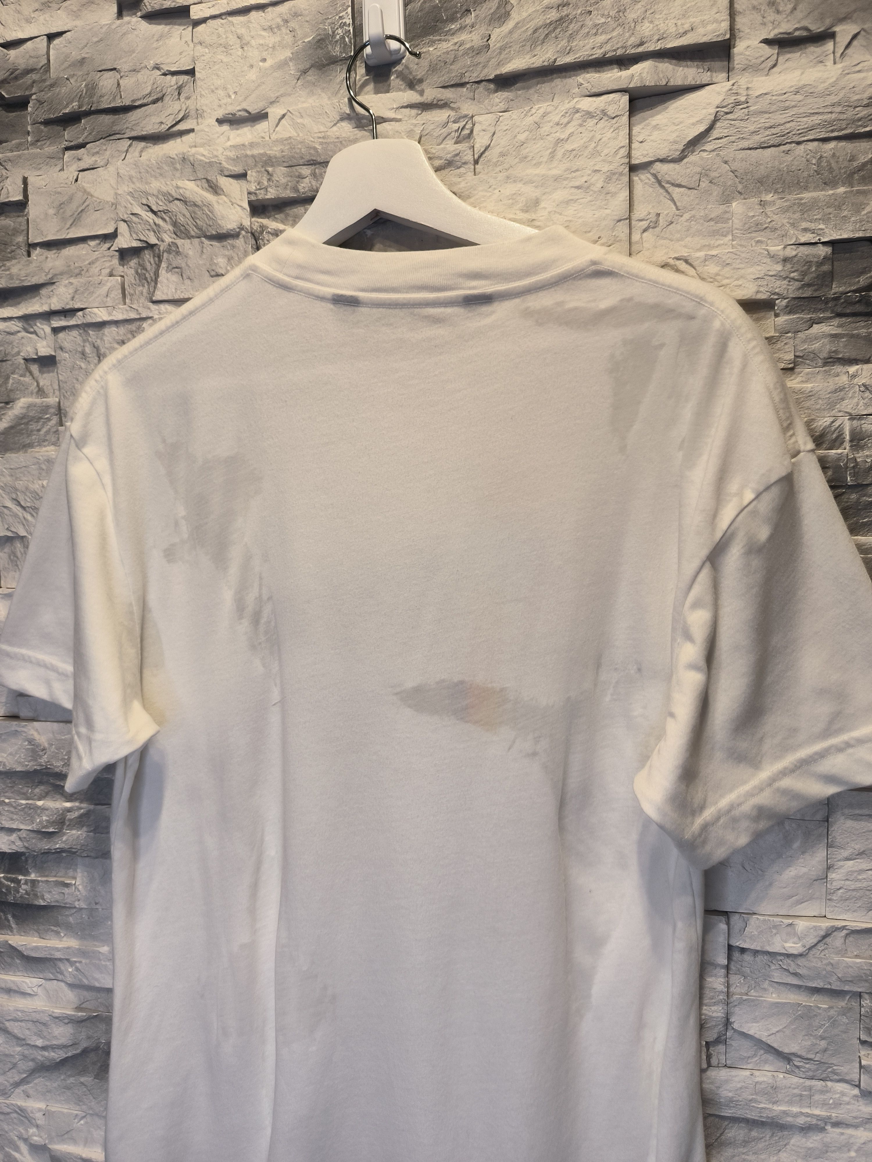 Palm Angels Palm Angels T-Shirt Parrot Big Logo Tee White Distressed Size US S / EU 44-46 / 1 - 9 Thumbnail