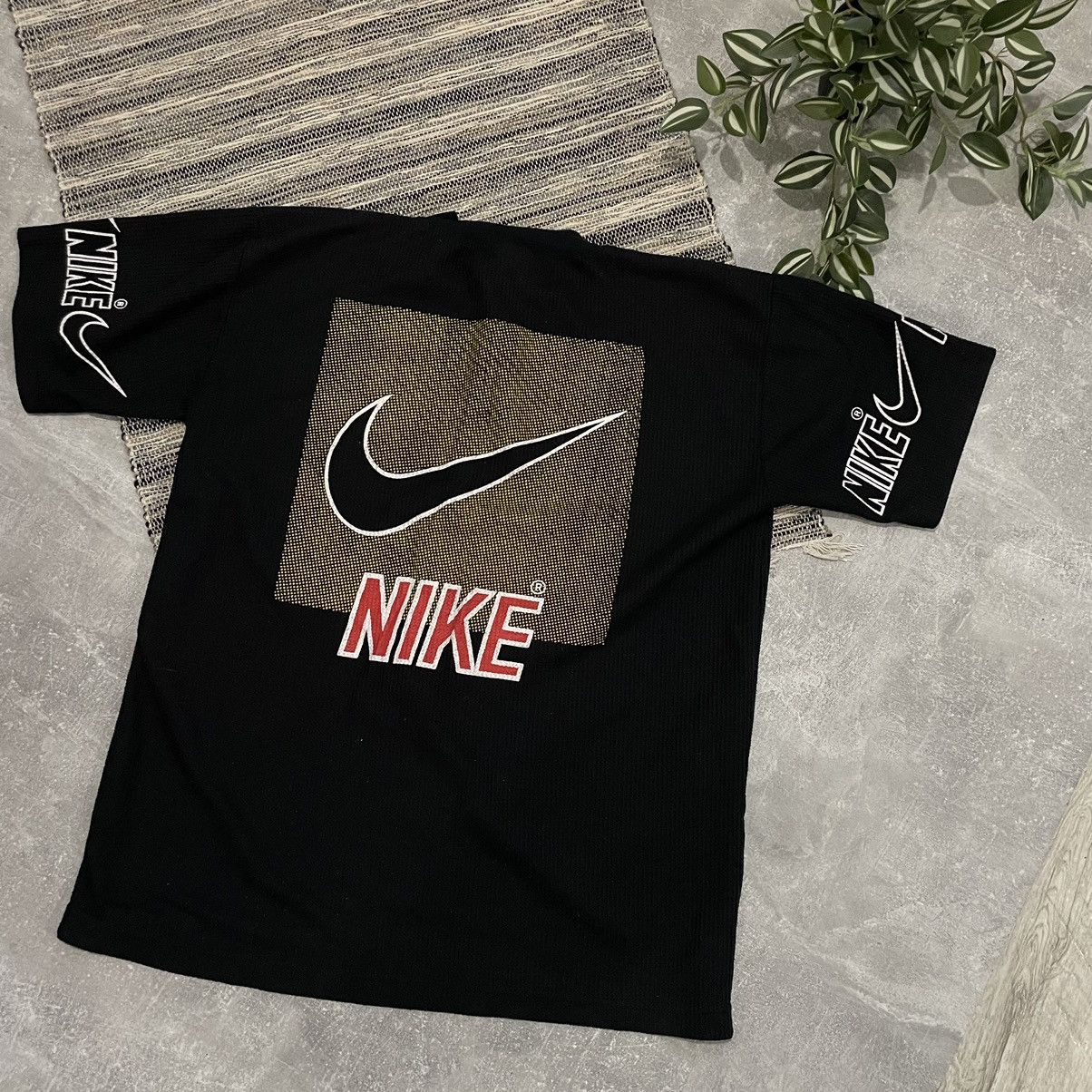 Made In Usa Nike Vintage Vintage retro NIKE BIG LOGO USA POLO swoos TEE SHIRT 80s 90s Grailed