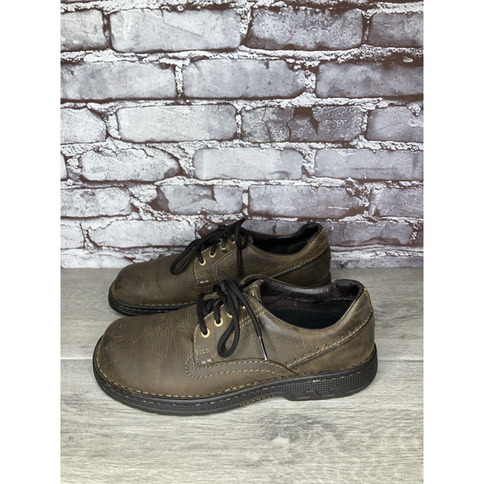 Merrell Merrell Brown Leather World Rambler Lace Up Casual Shoes Men Size US 9 / EU 42 - 16 Thumbnail