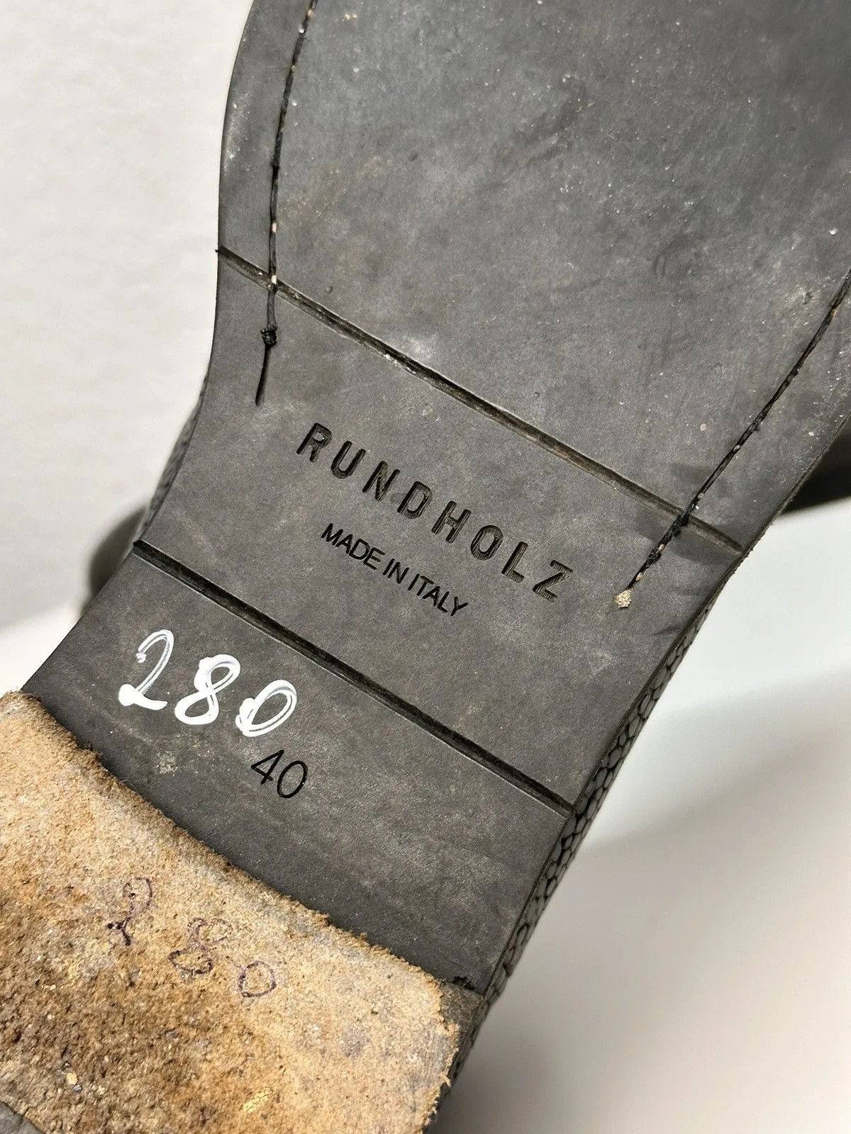 A.S.98 AS 98 STYLE GUIDI VINTAGE LEATHER BOOTS HANDMADE JAPAN GOA Size US 8 / EU 41 - 9 Thumbnail