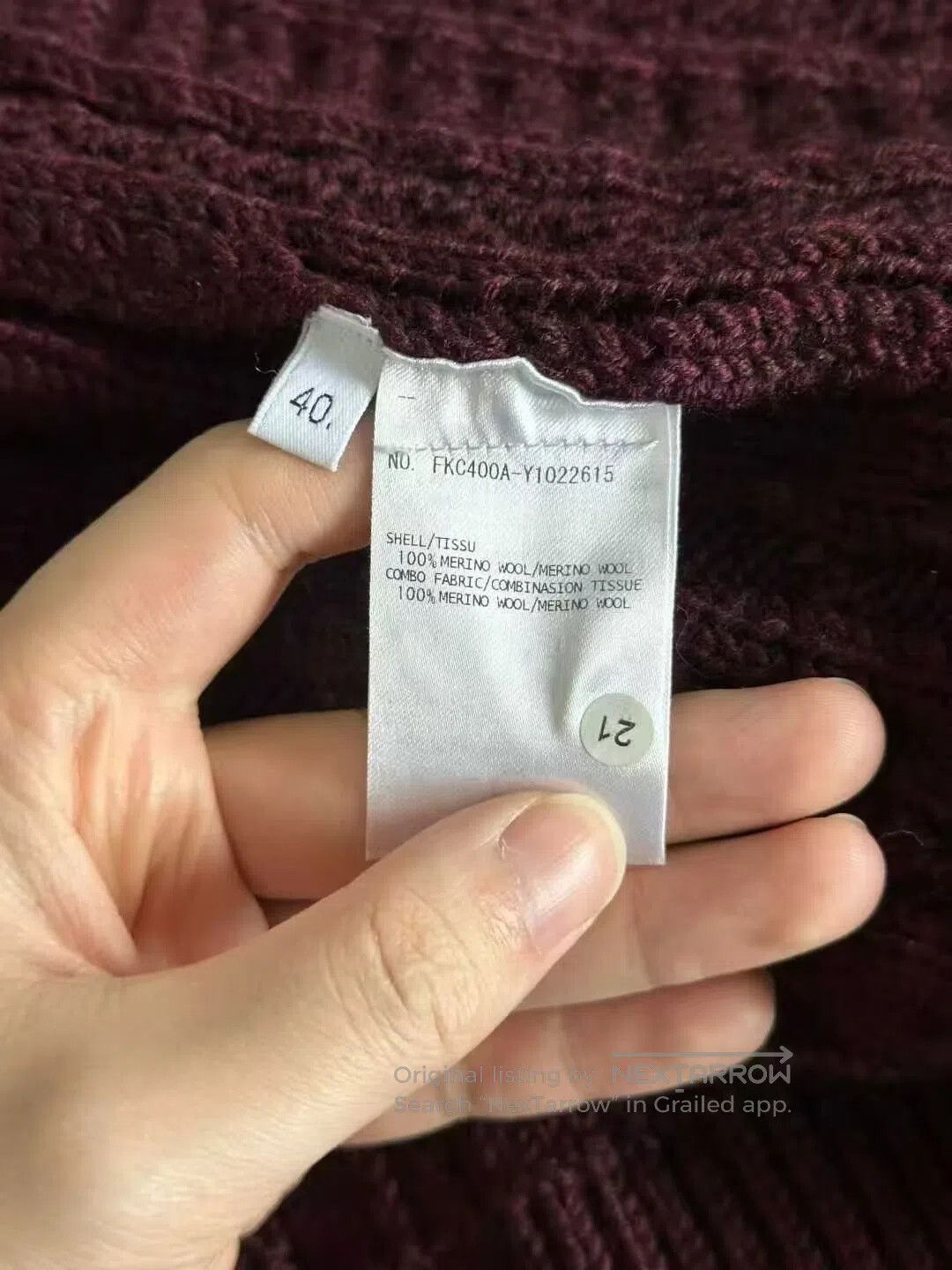 Thom Browne Thom Browne Wool cardigan| Size S / US 4 / IT 40 - 4 Thumbnail