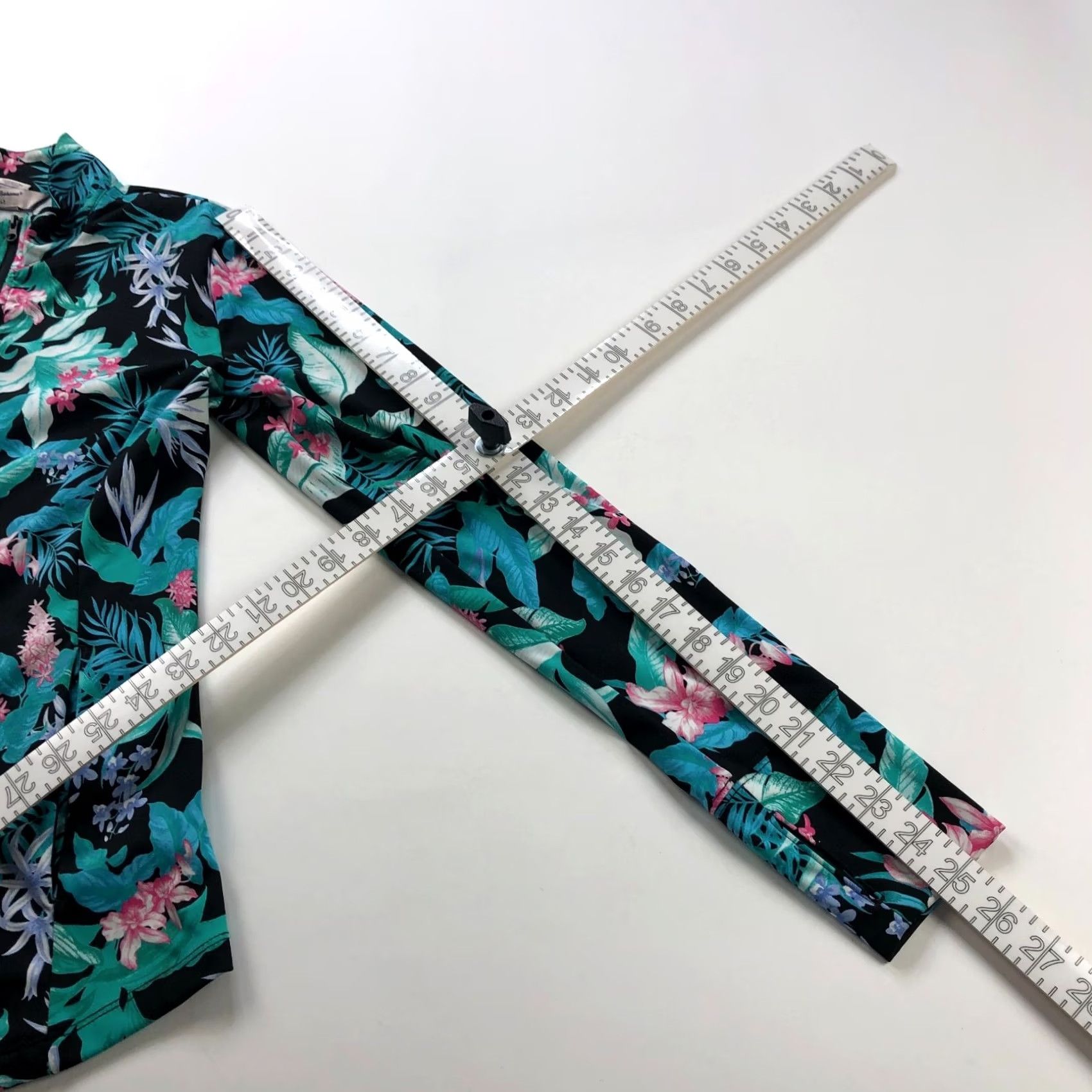Tommy Bahama Tommy Bahama Golf 1/4 Zip Long Sleeve Pullover Floral Black Green Size S / US 4 / IT 40 - 5 Thumbnail