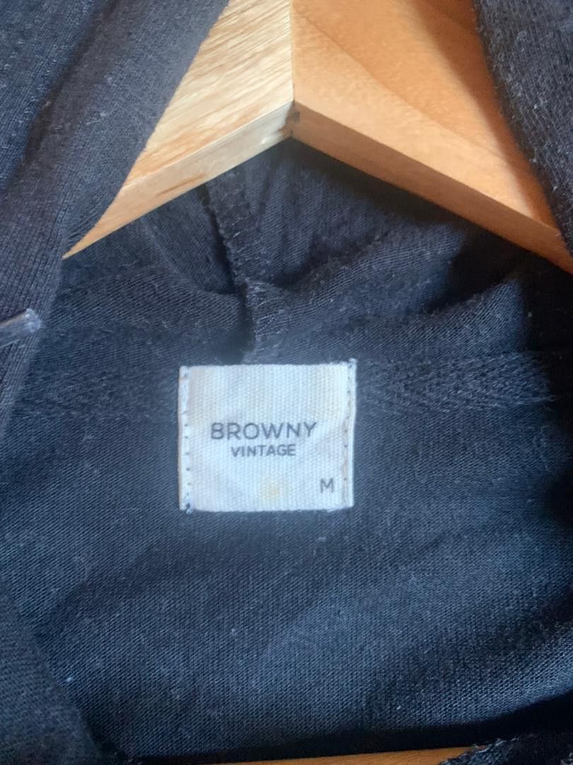 Japanese Brand P1-15 Vintage browny vintage hoodie to decide fate Size US L / EU 52-54 / 3 - 3 Thumbnail