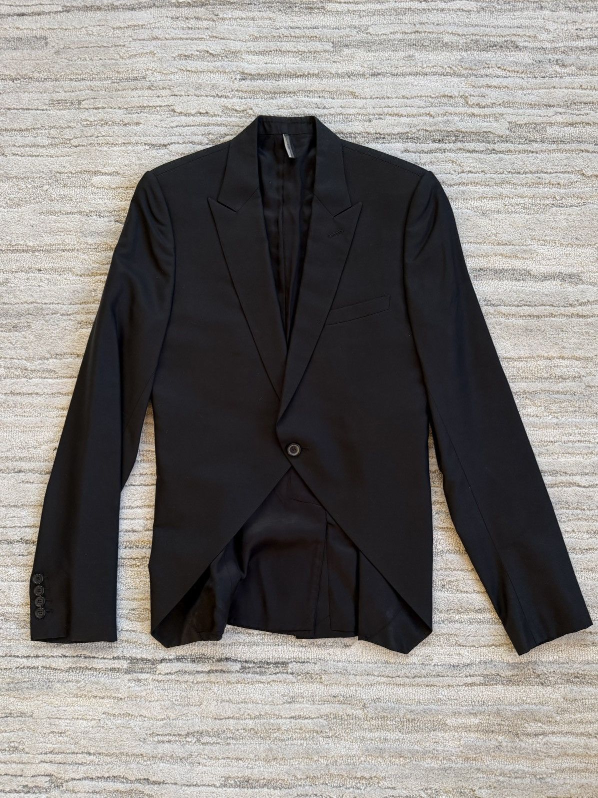 Dior David Bowie - Dior Homme ‘Follow Me’ Cutaway Blazer Size 46R - 4 Thumbnail