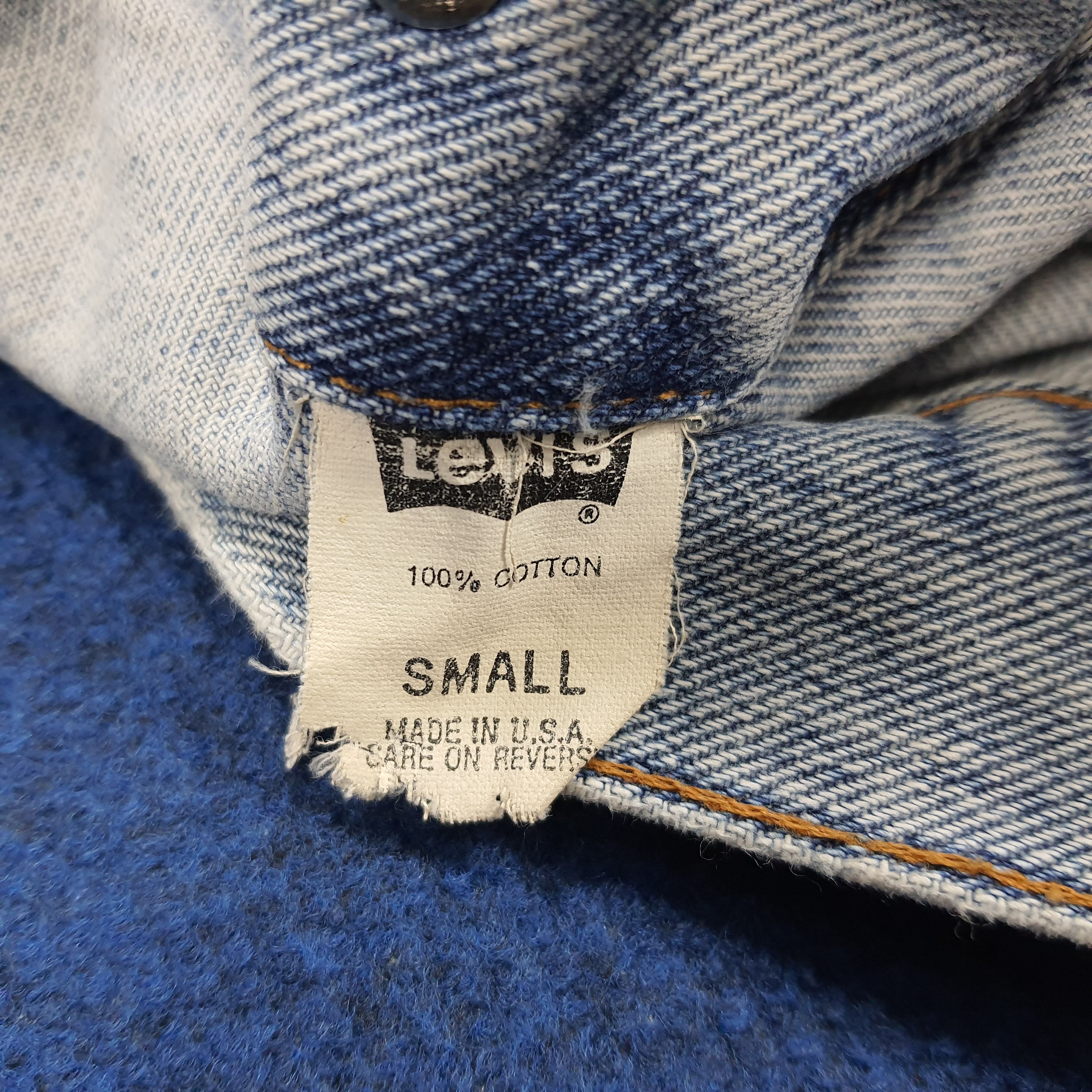 Japanese Brand × Levi's × Vintage Vintage Levi's Custom Number Nine Logo Denim Jacket Size US L / EU 52-54 / 3 - 6 Thumbnail