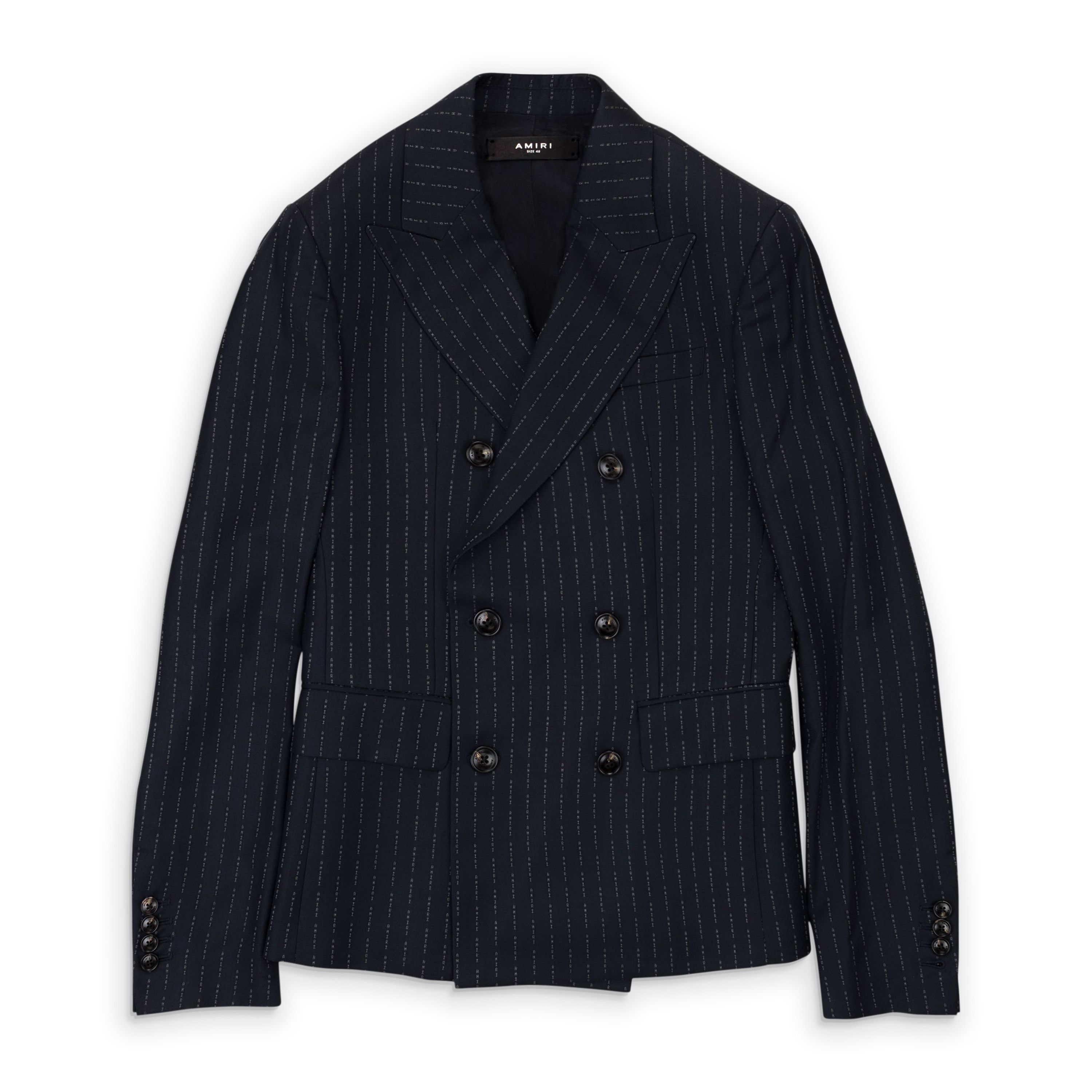 Amiri Navy Double Breasted Jacket BLAZER Size 48 Size 48R - 1 Thumbnail