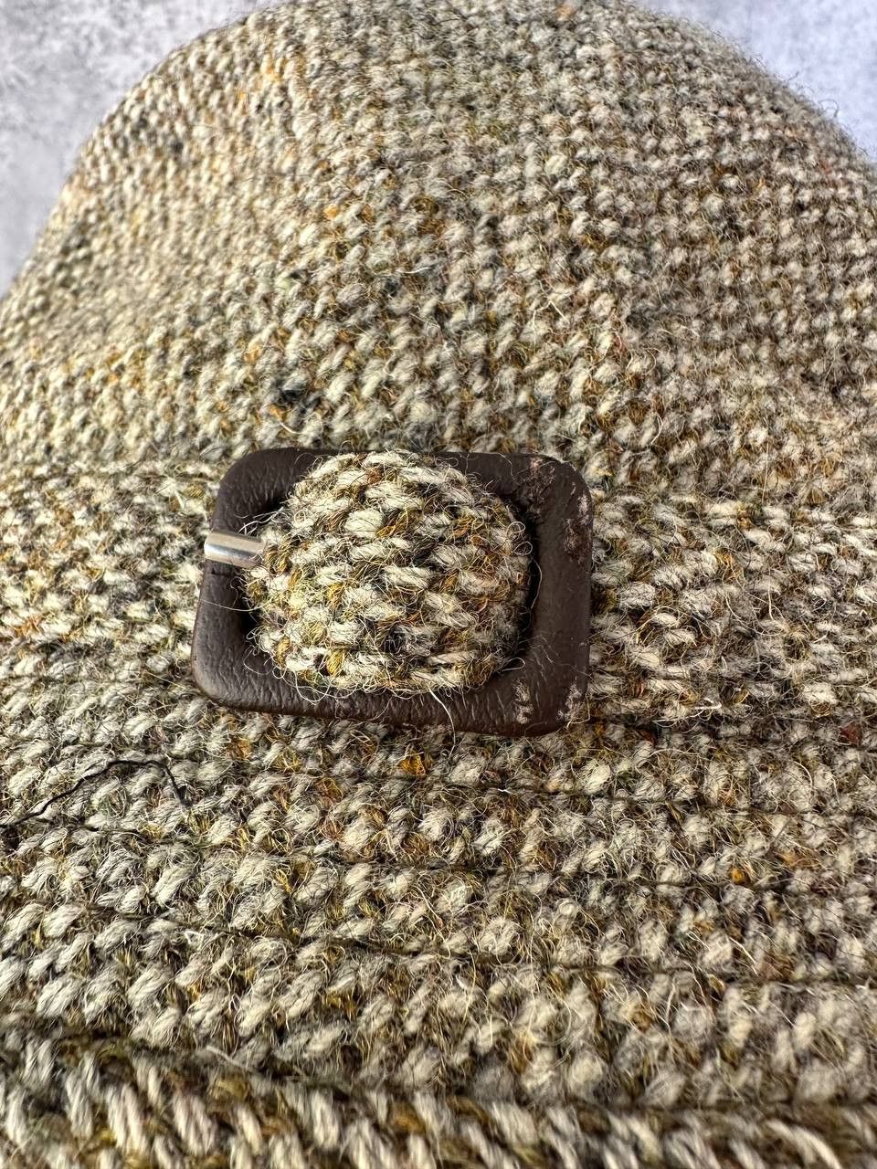 Harris Tweed Dunn & Co Harris Tweed Wool Hat Vintage Fedora Size 6 3/4 Size 34 - 8 Thumbnail