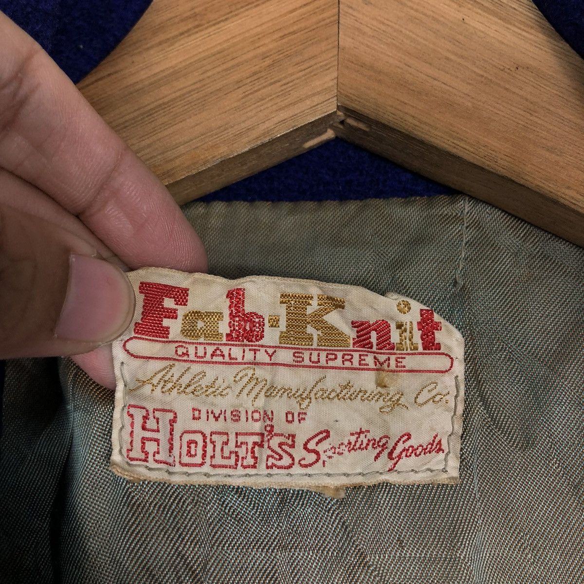 Toyo Enterprises 🔥Vintage Leather Varsity Jacket Division of Holt’s USA Size US M / EU 48-50 / 2 - 15 Thumbnail