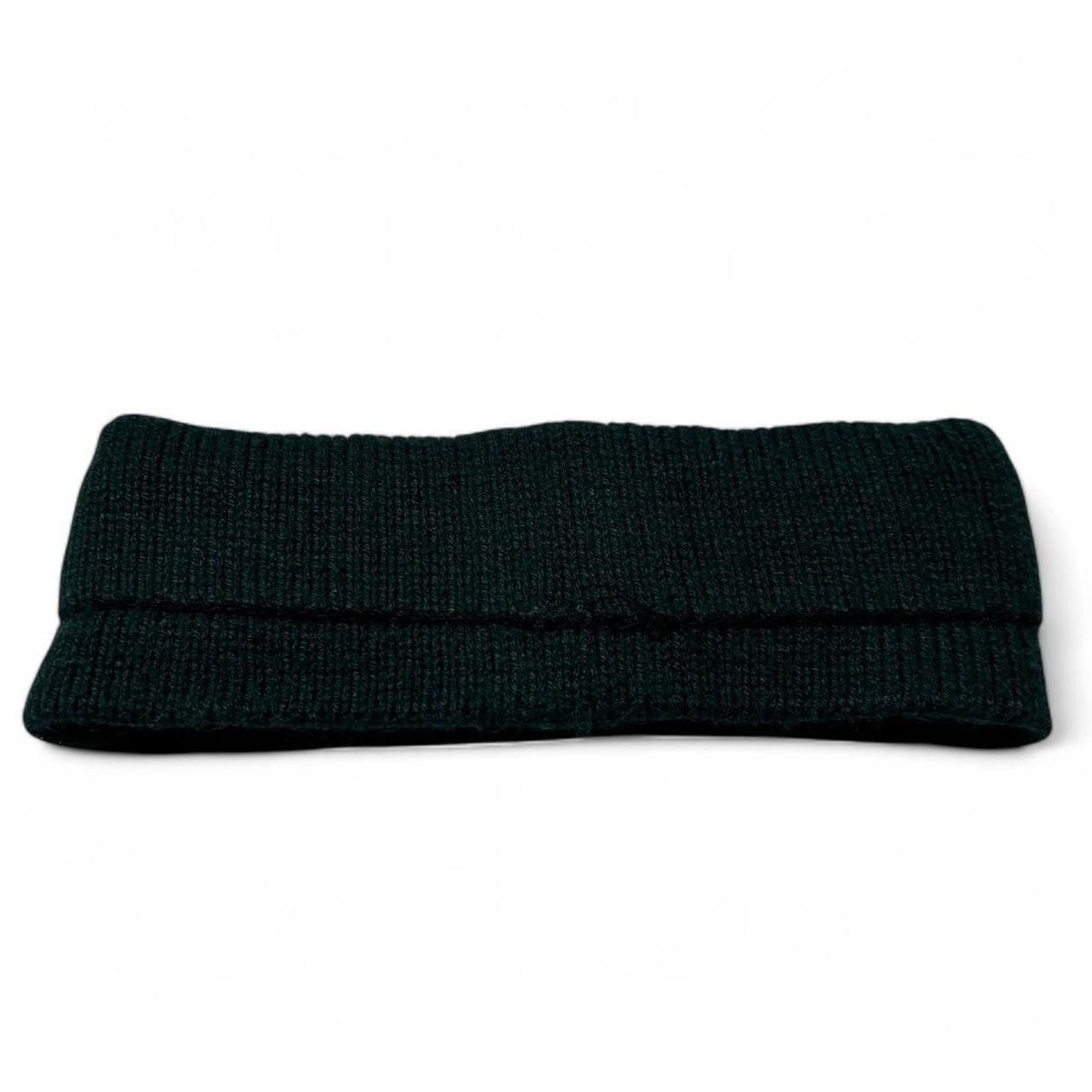 Vintage Vintage 1990s Patterned Forest Green Knit Headband Size ONE SIZE - 3 Thumbnail