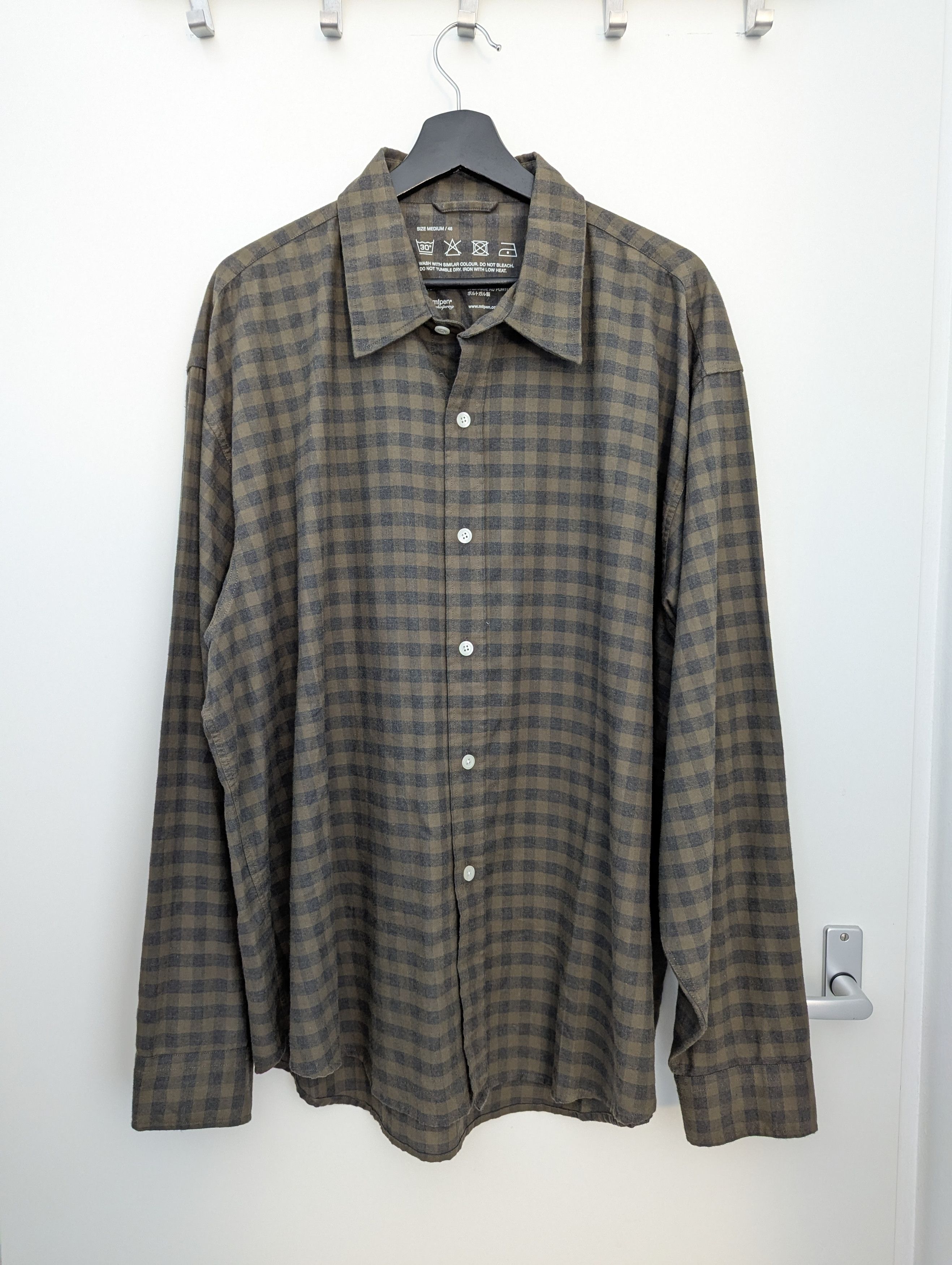 Mfpen Mfpen Exact shirt (fits like L/M) grey check