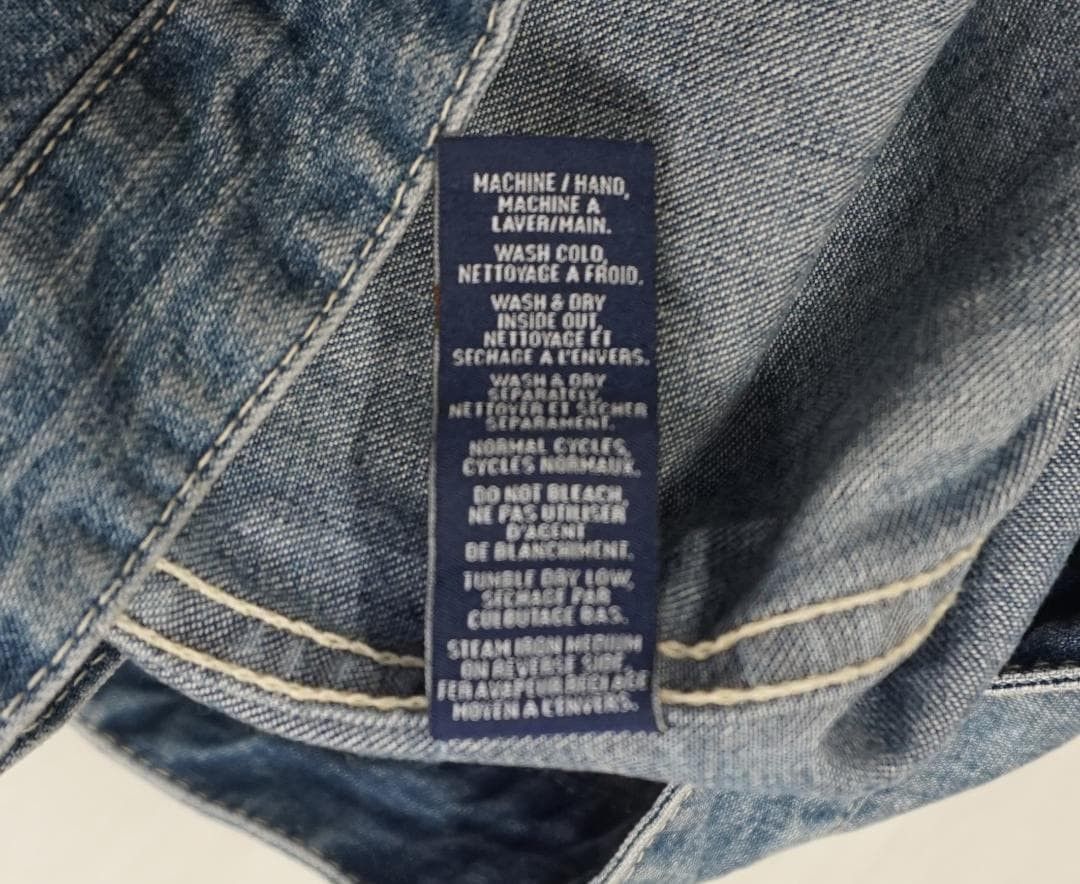 Vintage Ralph Lauren デニムジャケット Size US L / EU 52-54 / 3 - 4 Thumbnail