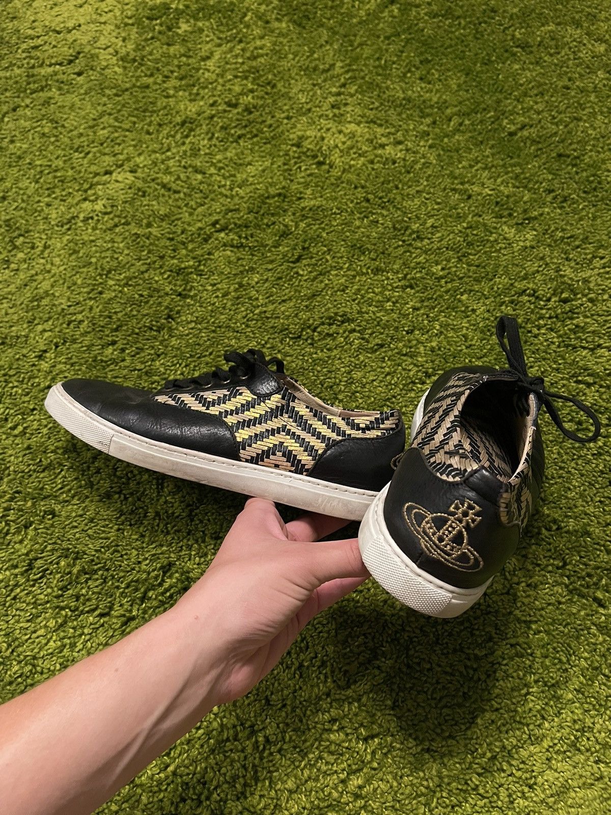 Designer × Vivienne Westwood Vivienne Westwood avant garde real leather sneakers Size US 8 / EU 41 - 1 Thumbnail