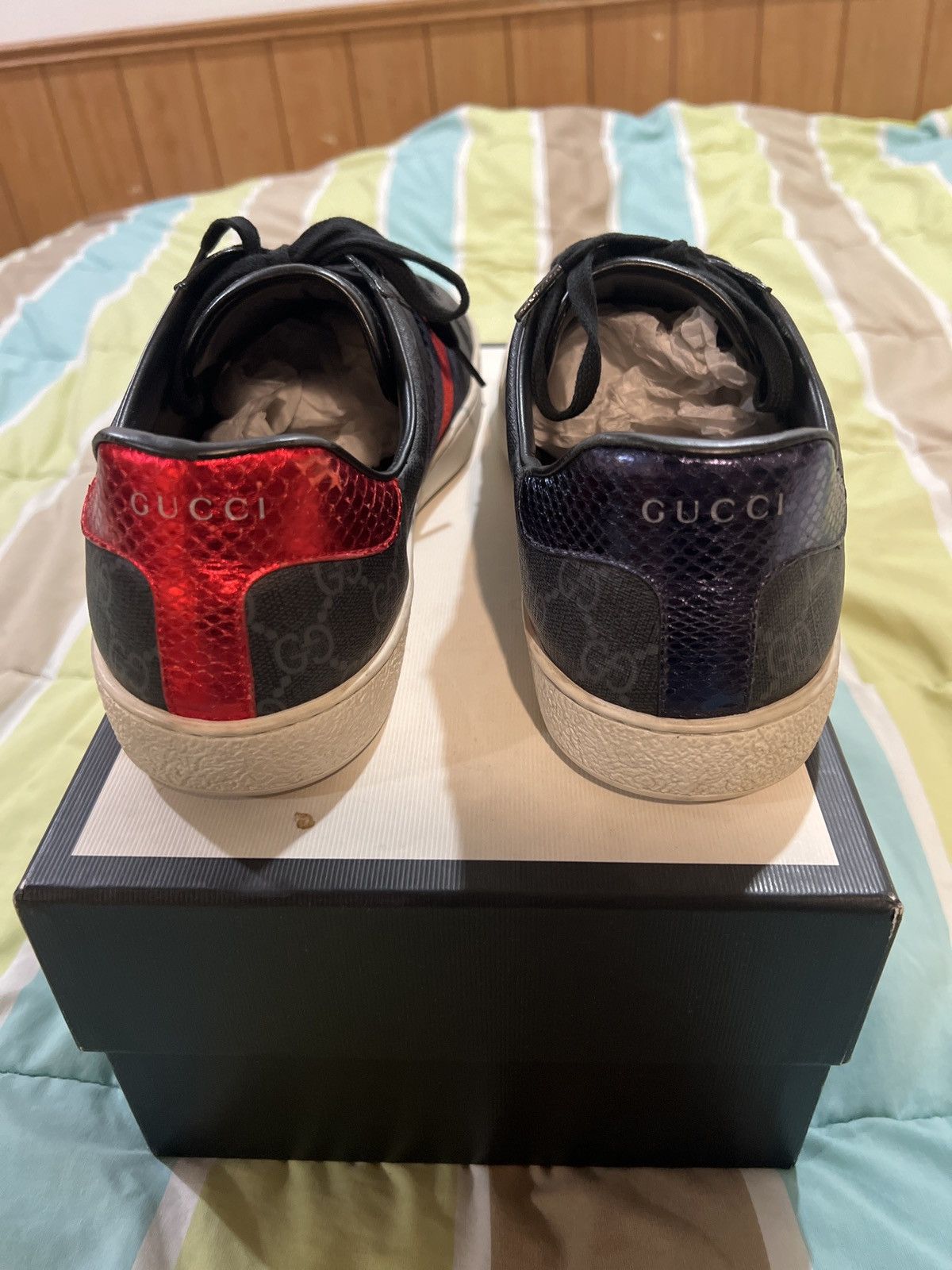 Gucci Gucci Ace Sneakers Size US 11 / EU 44 - 2 Thumbnail