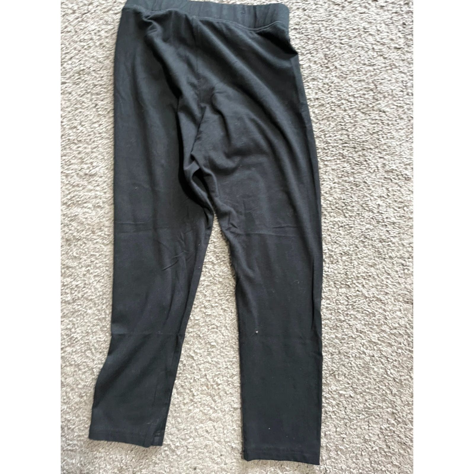 Vintage Aéropostale Black Leggings Women’s Size Medium Crop - Women's Activewear Leggings M Black Ankle Fit 90s? Size 32" / US 10 / IT 46 - 3 Thumbnail